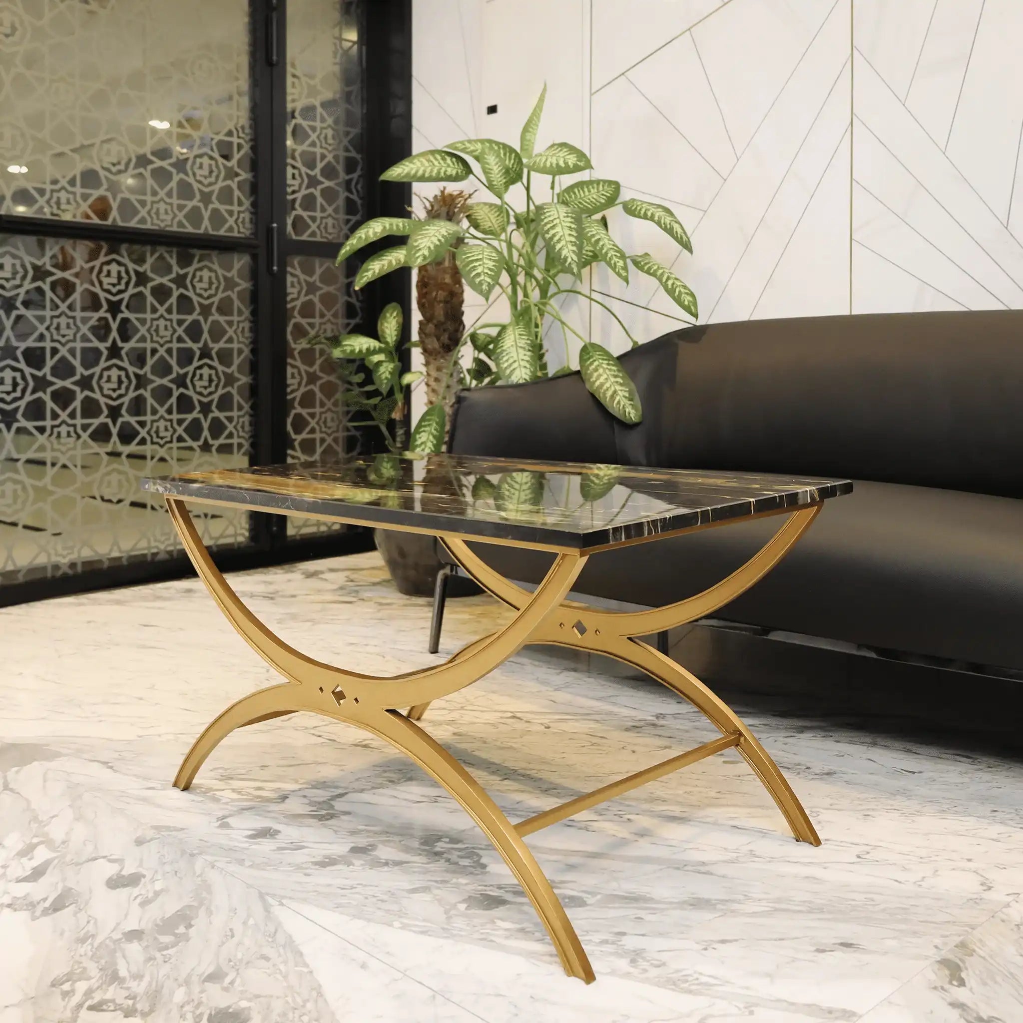 BANCONE LUSSO COFFEE TABLE - Marbeya Charm