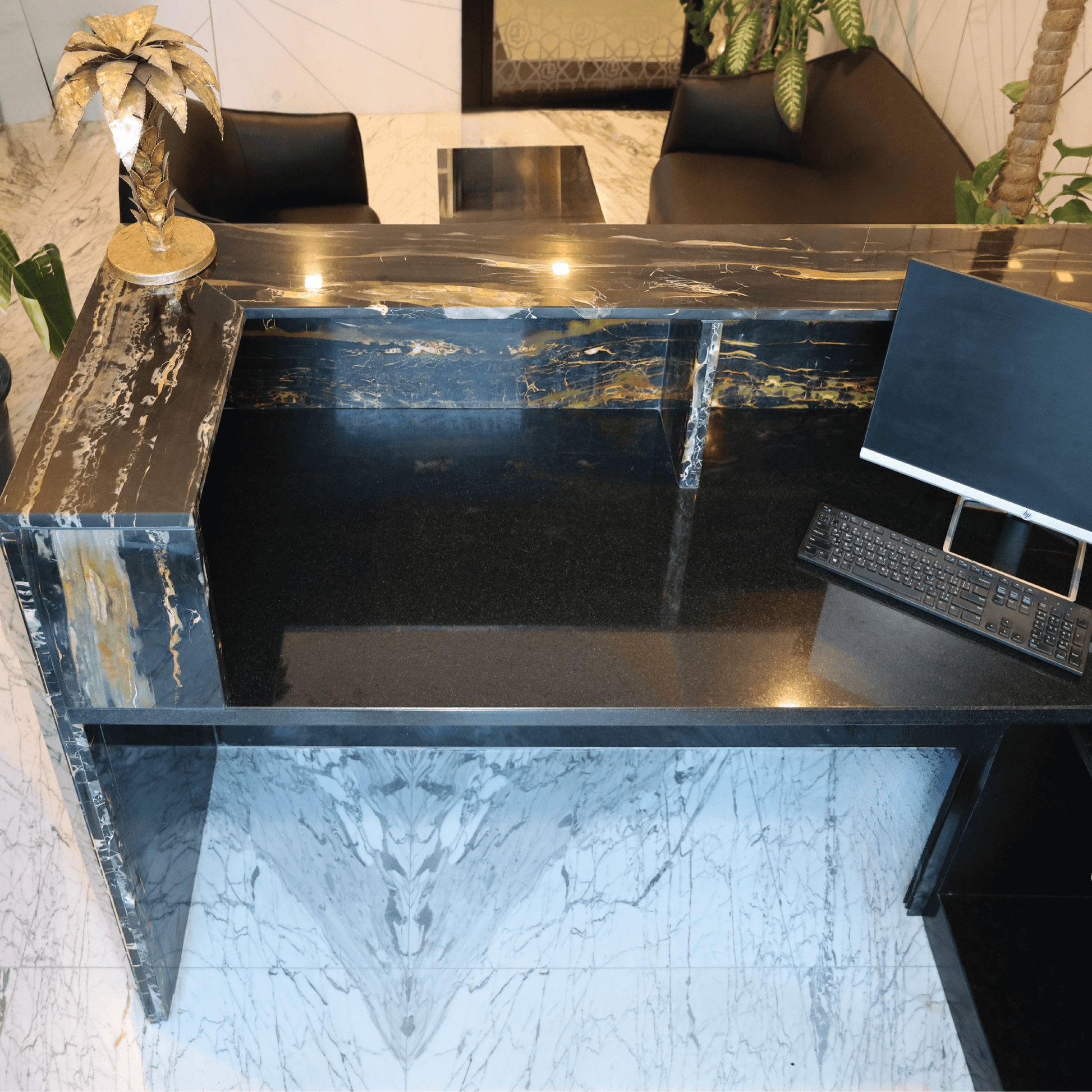 BANCONE LUSSO RECEPTION DESK - Marbeya Charm