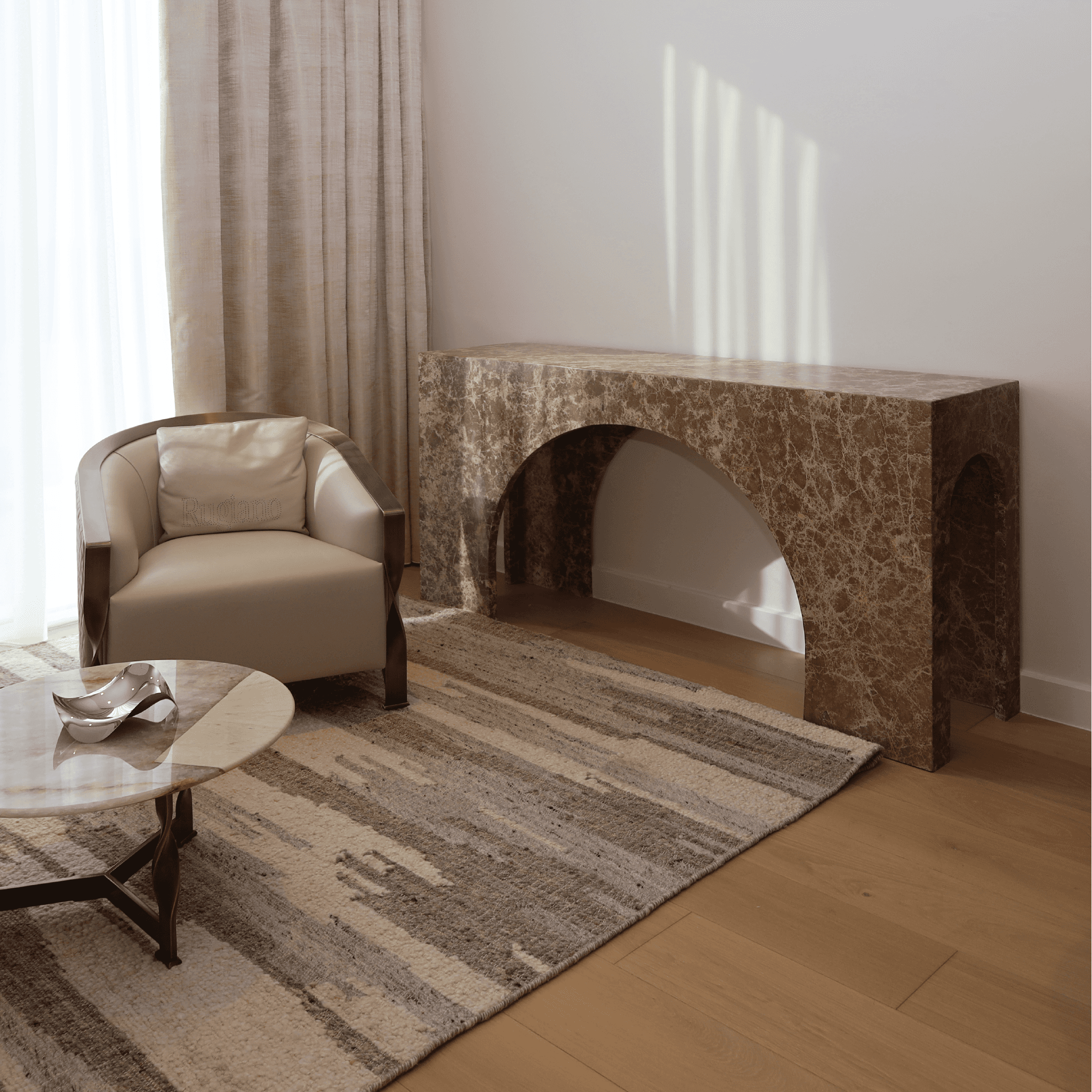 GINEVRA CONSOLE TABLE - Marbeya Charm