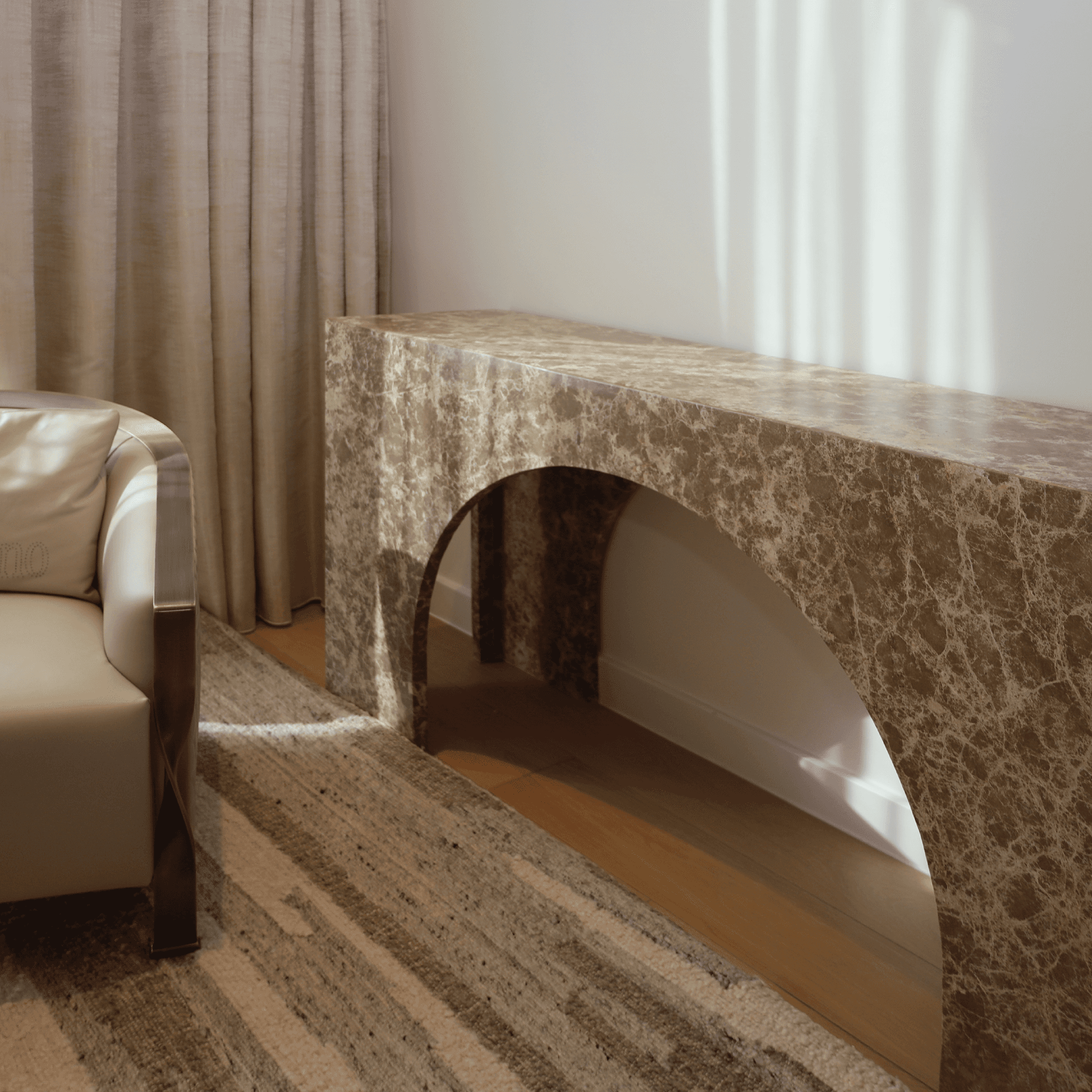 GINEVRA CONSOLE TABLE - Marbeya Charm