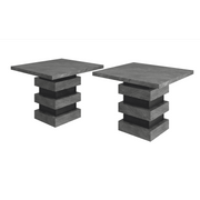 LAYERED SIDE TABLE - Marbeya Charm