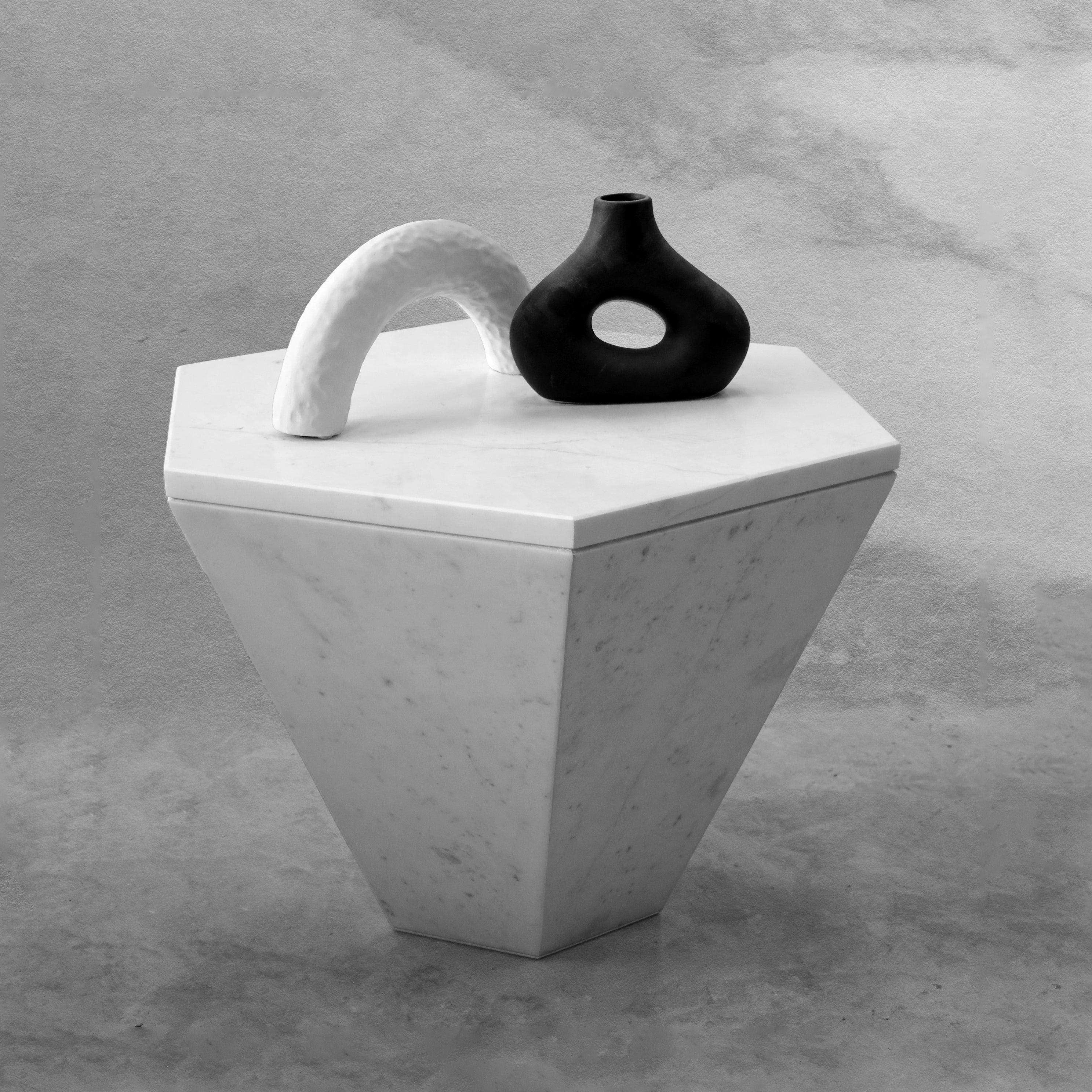 Luna Side Table - Marbeya Charm