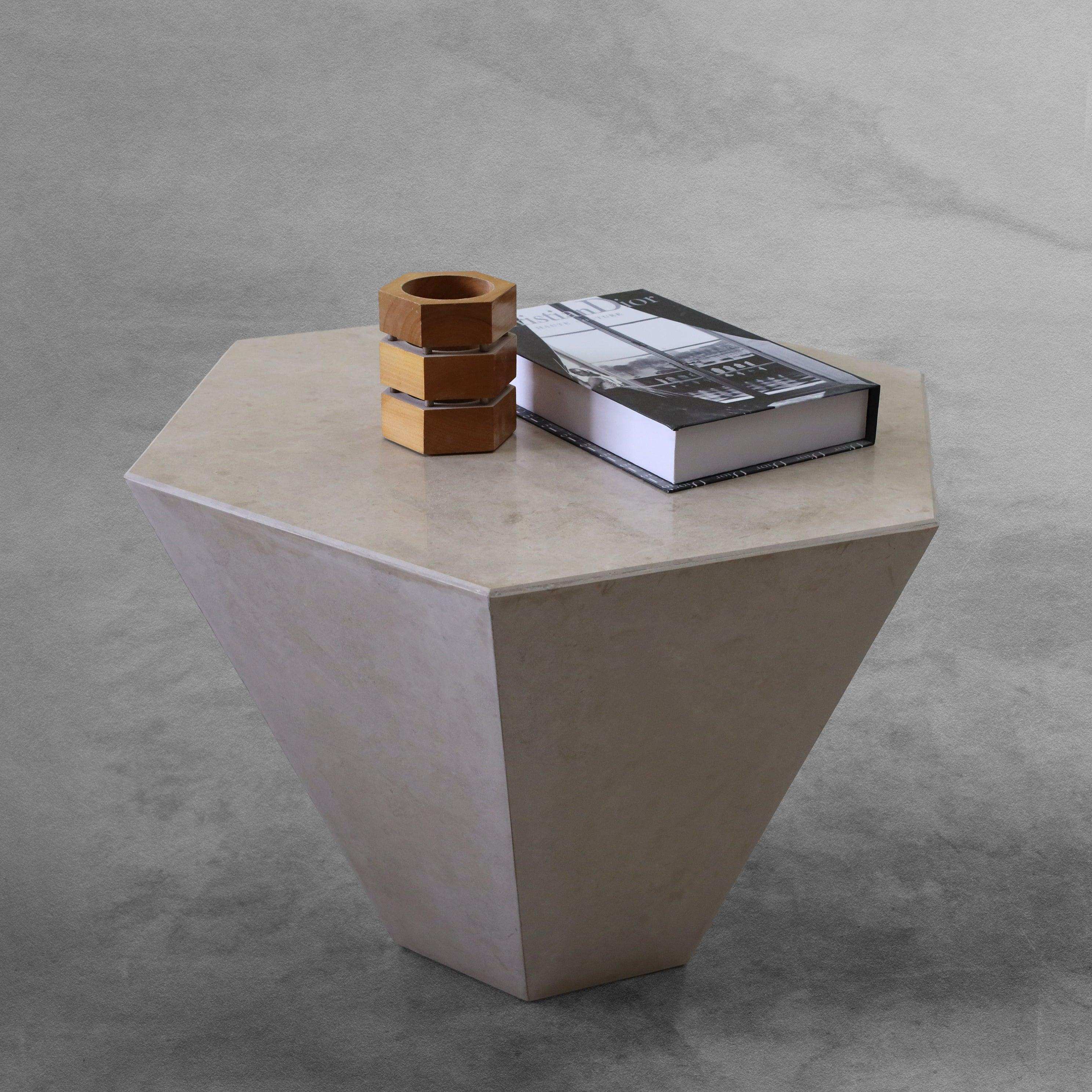 Luna Side Table - Marbeya Charm