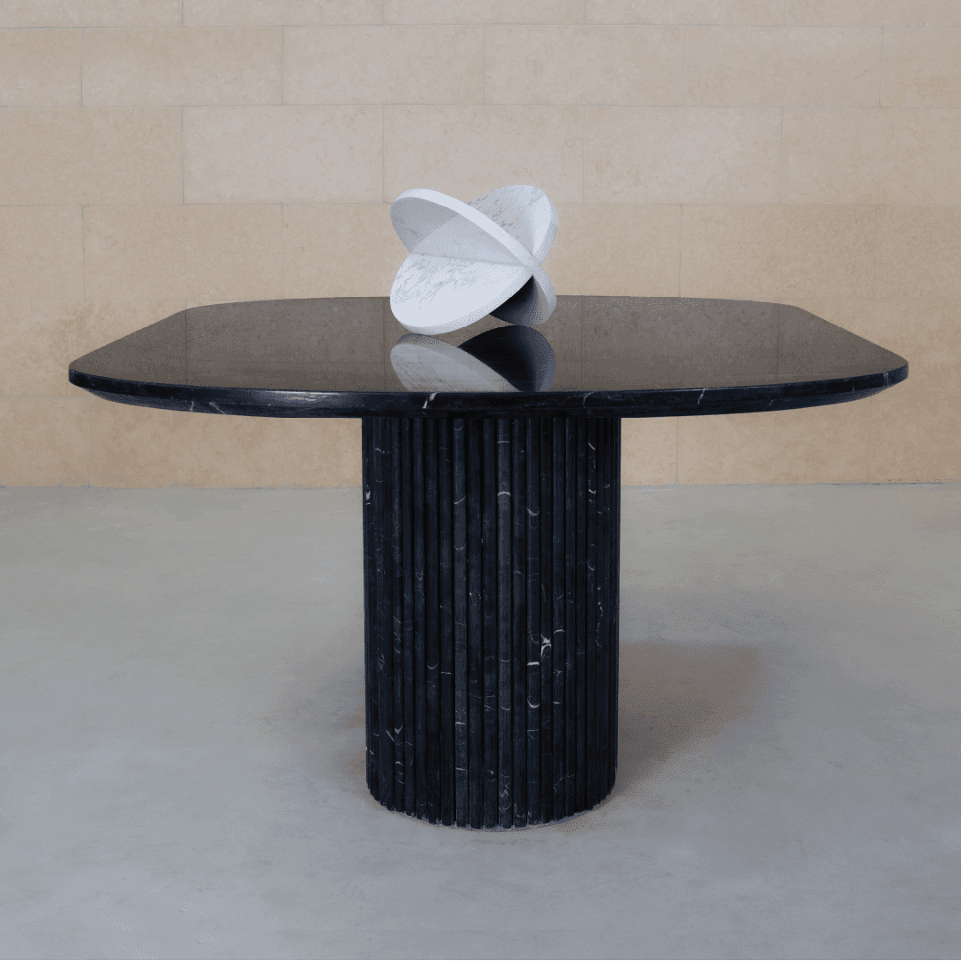 NERO DINING TABLE - Marbeya Charm