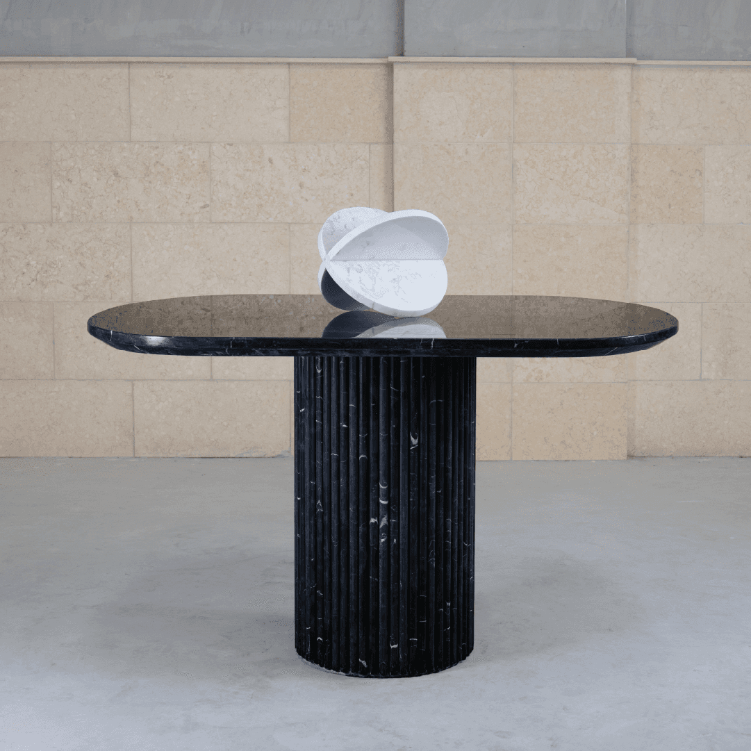 NERO DINING TABLE - Marbeya Charm
