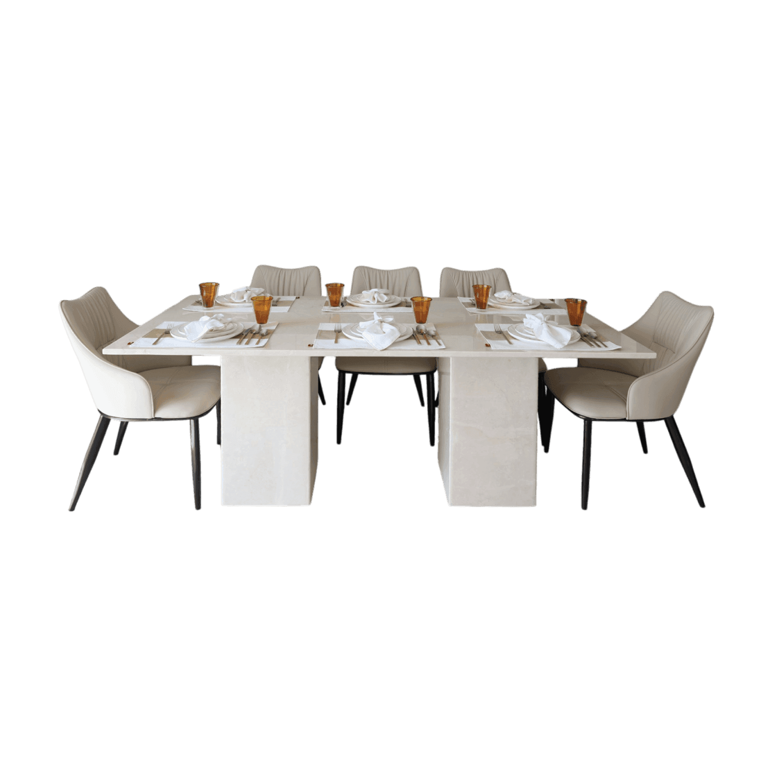 NORA STAN DINING TABLE - Marbeya Charm