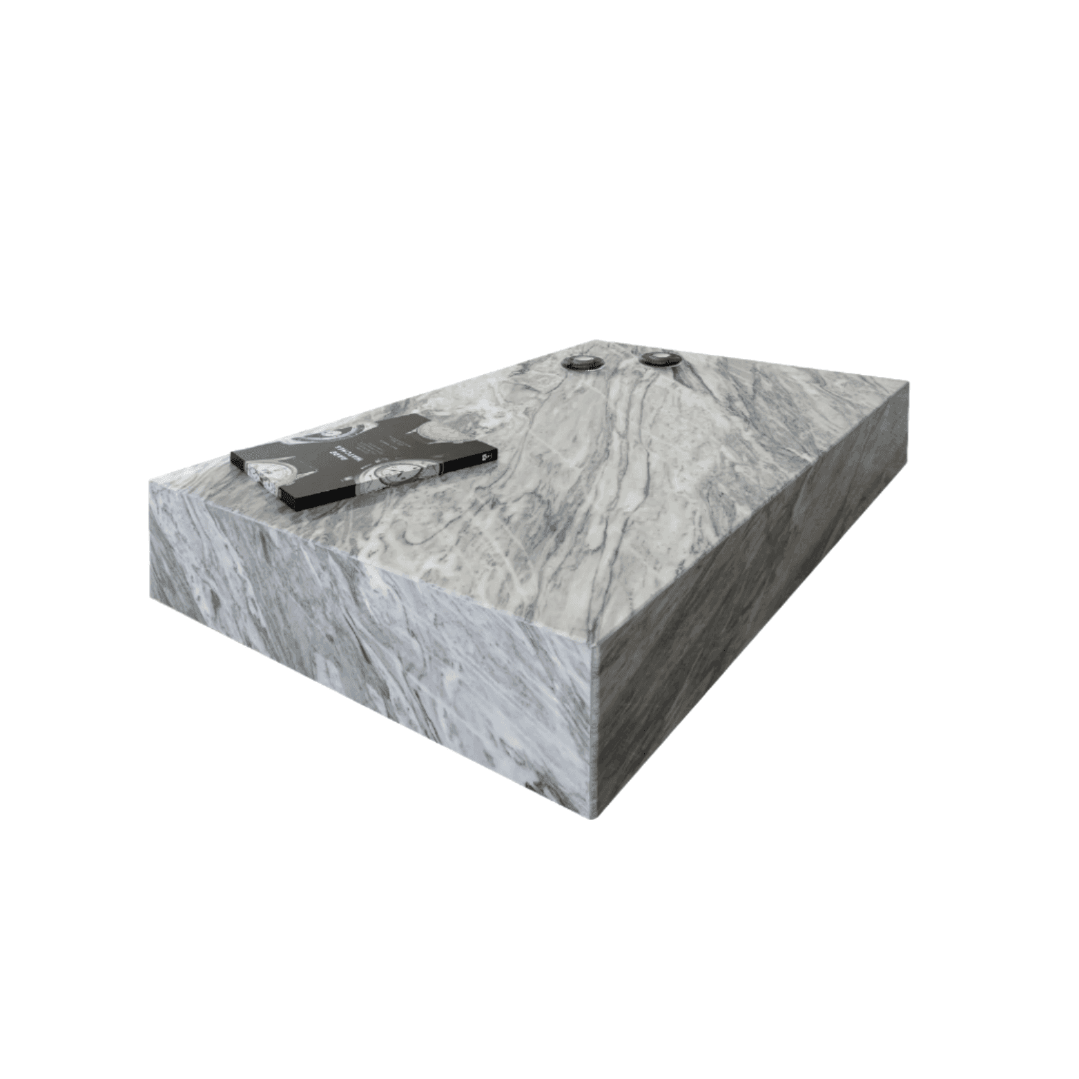 NORA STAN GREY MARBLE COFFEE TABLE - Marbeya Charm