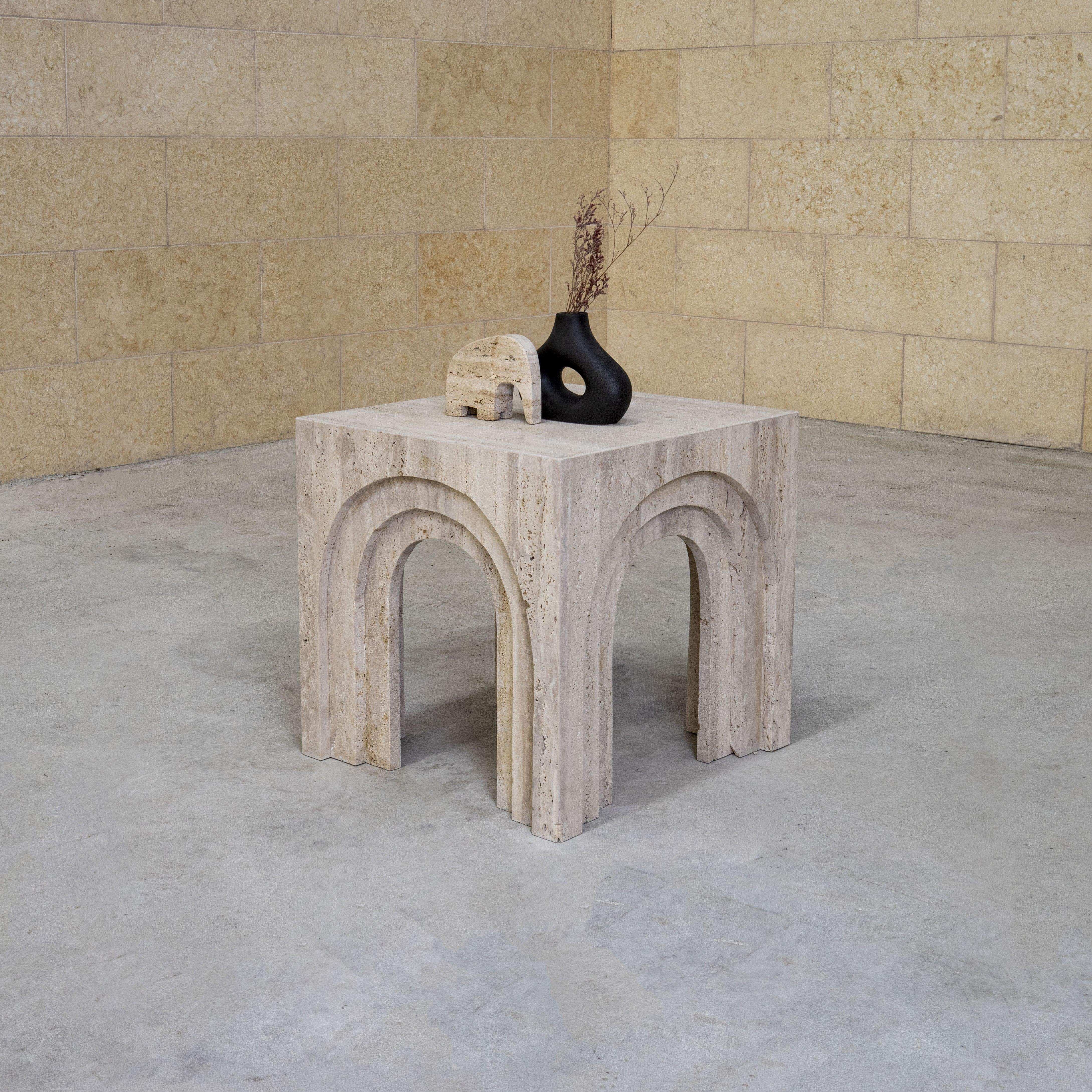 PEDRO SIDE TABLE - Marbeya Charm