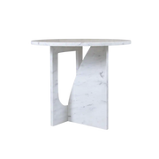 RITZ SIDE TABLE-WHITE