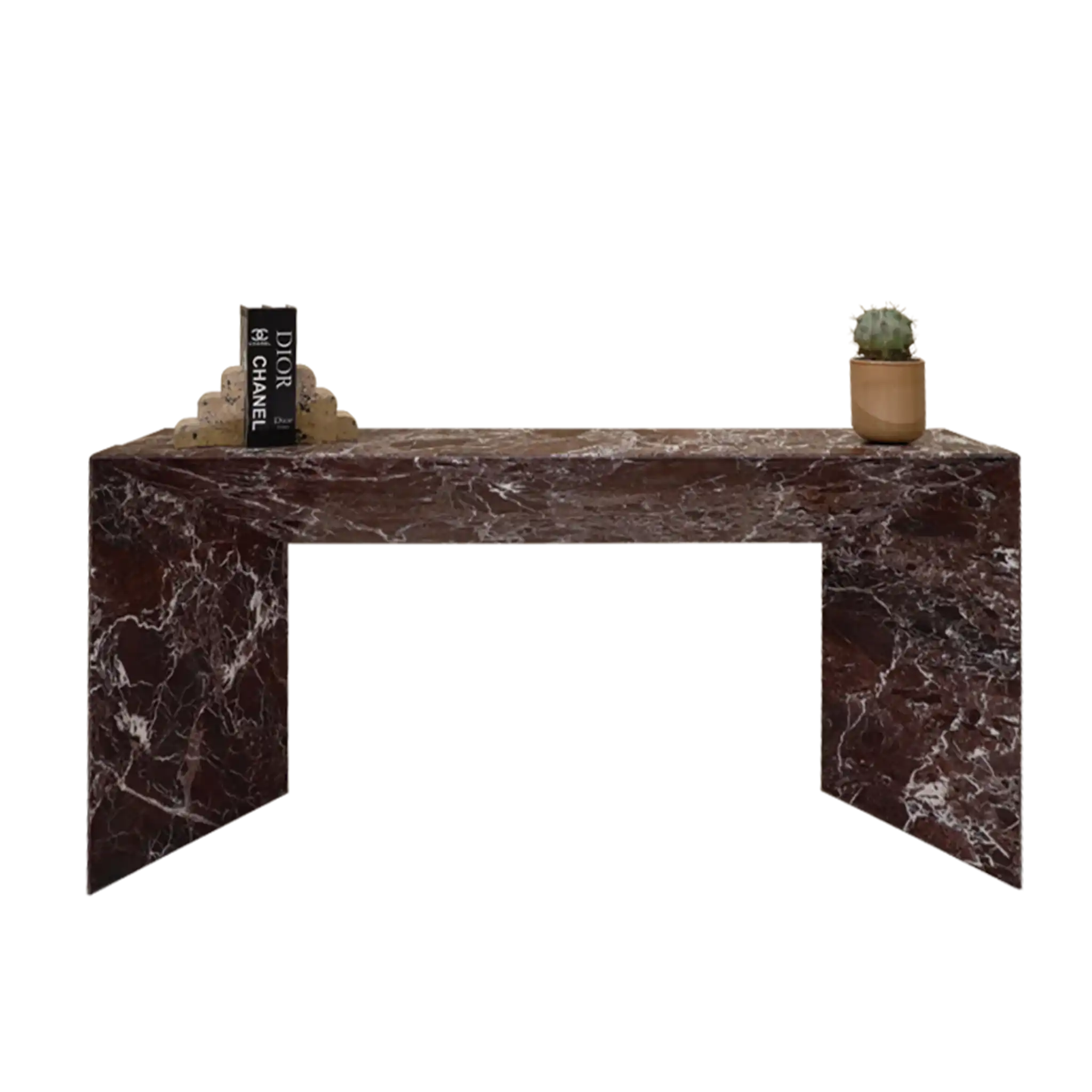 Rosso Luxe Marble Console