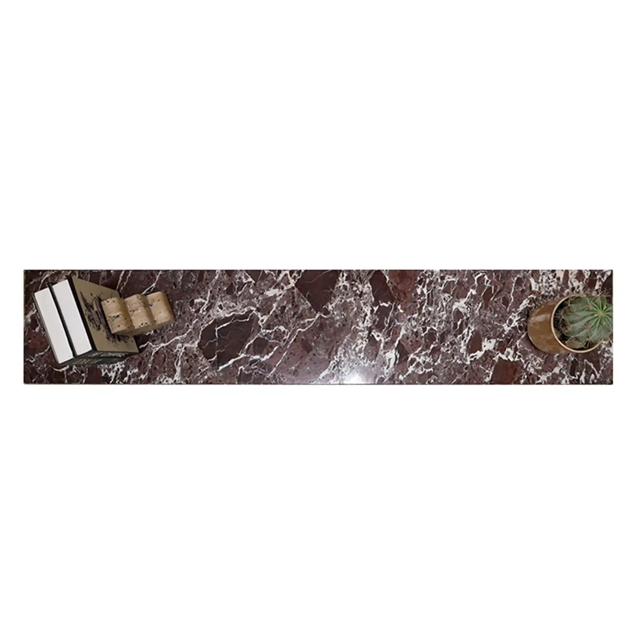 Rosso Luxe Marble Console