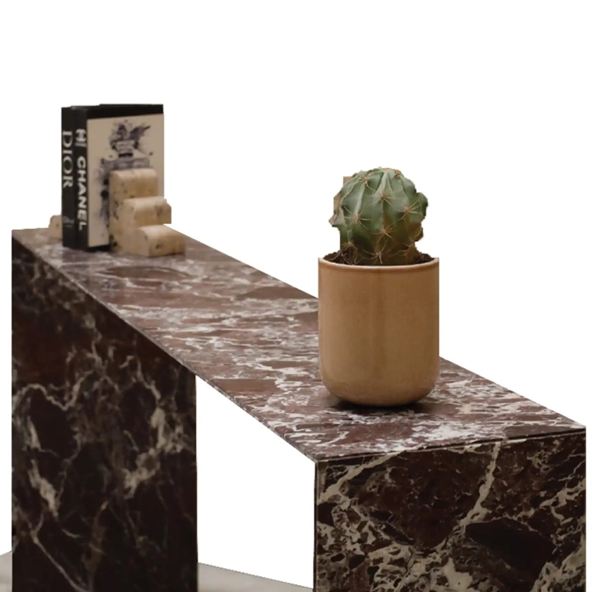 Rosso Luxe Marble Console