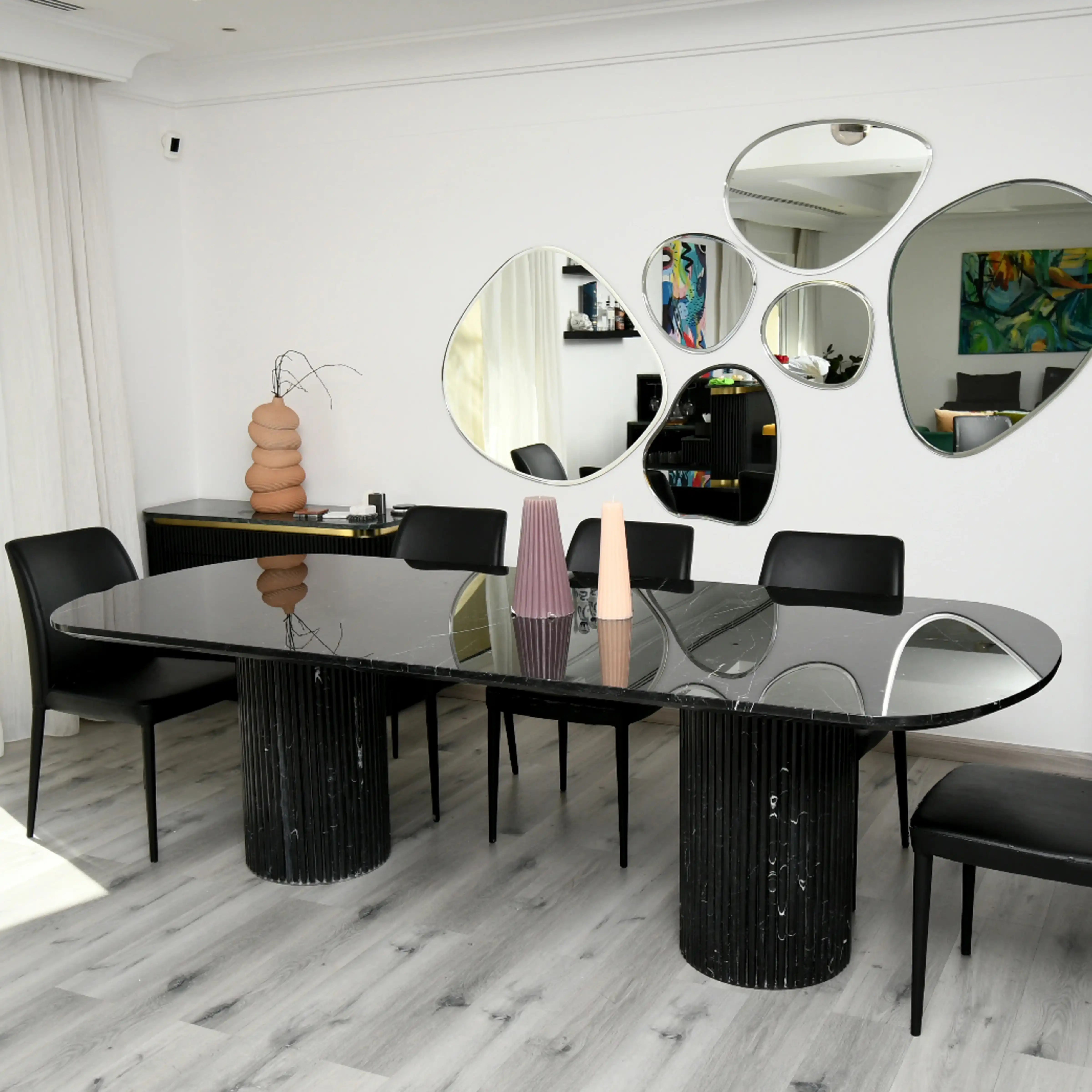 Siyah Dining Table - Marbeya Charm