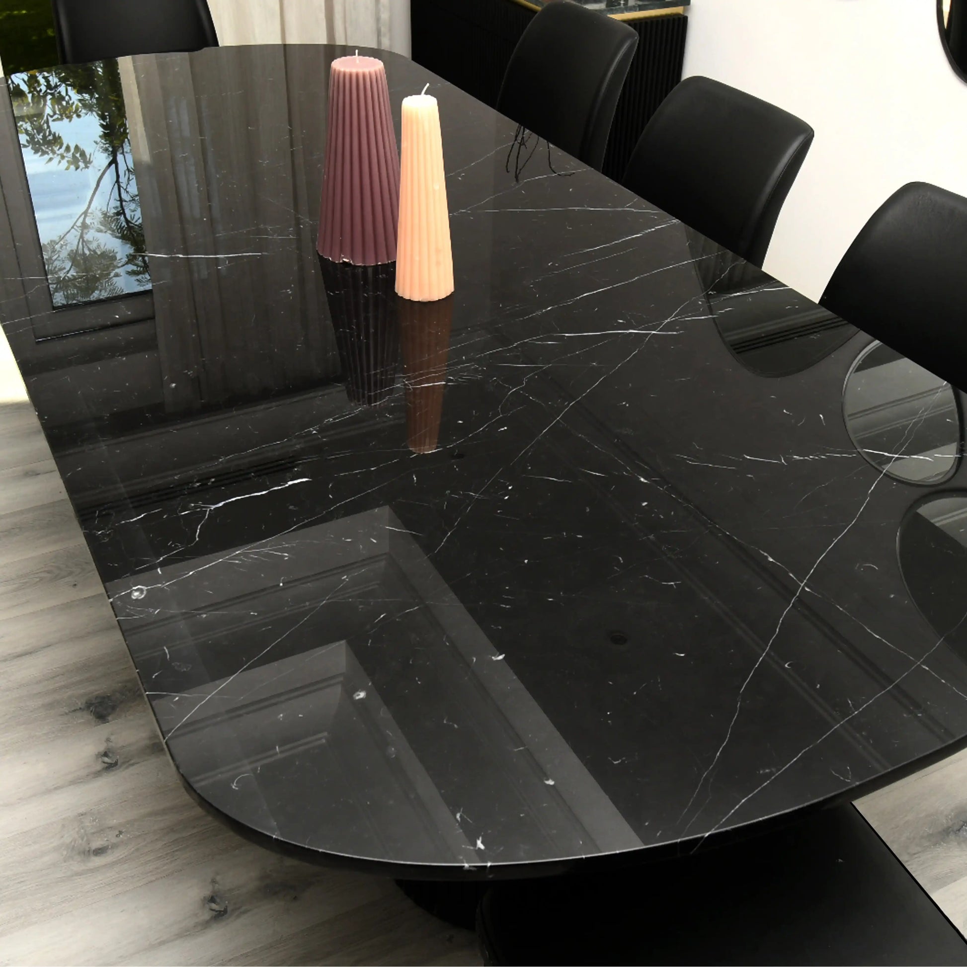 Siyah Dining Table - Marbeya Charm