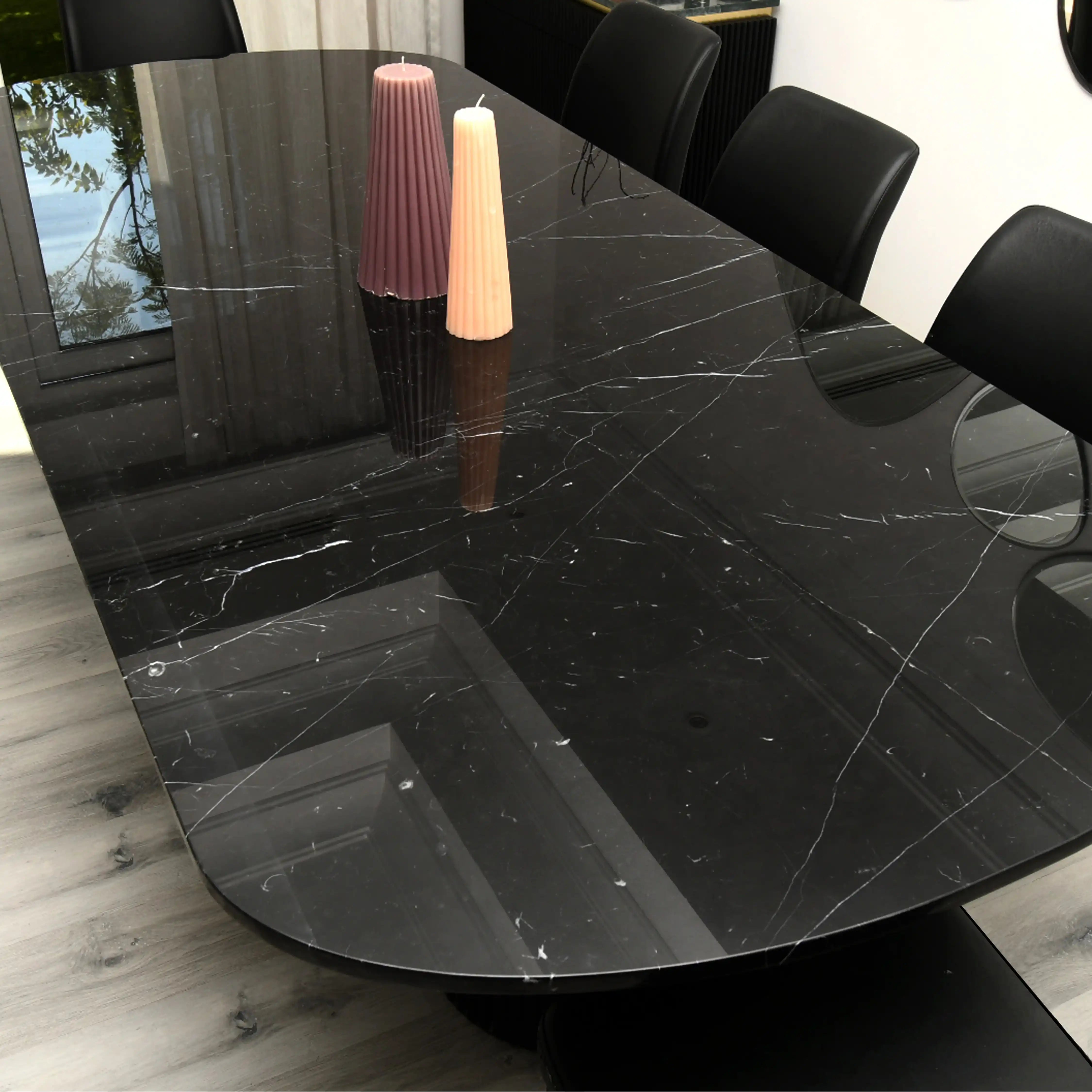 Siyah Dining Table - Marbeya Charm