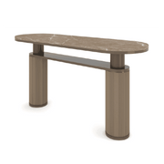 SLIMA CONSOLE TABLE - BEIGE - Marbeya Charm