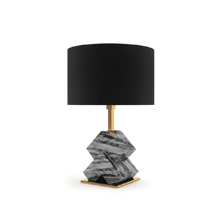TRIANGLA TABLE LAMP - Marbeya Charm