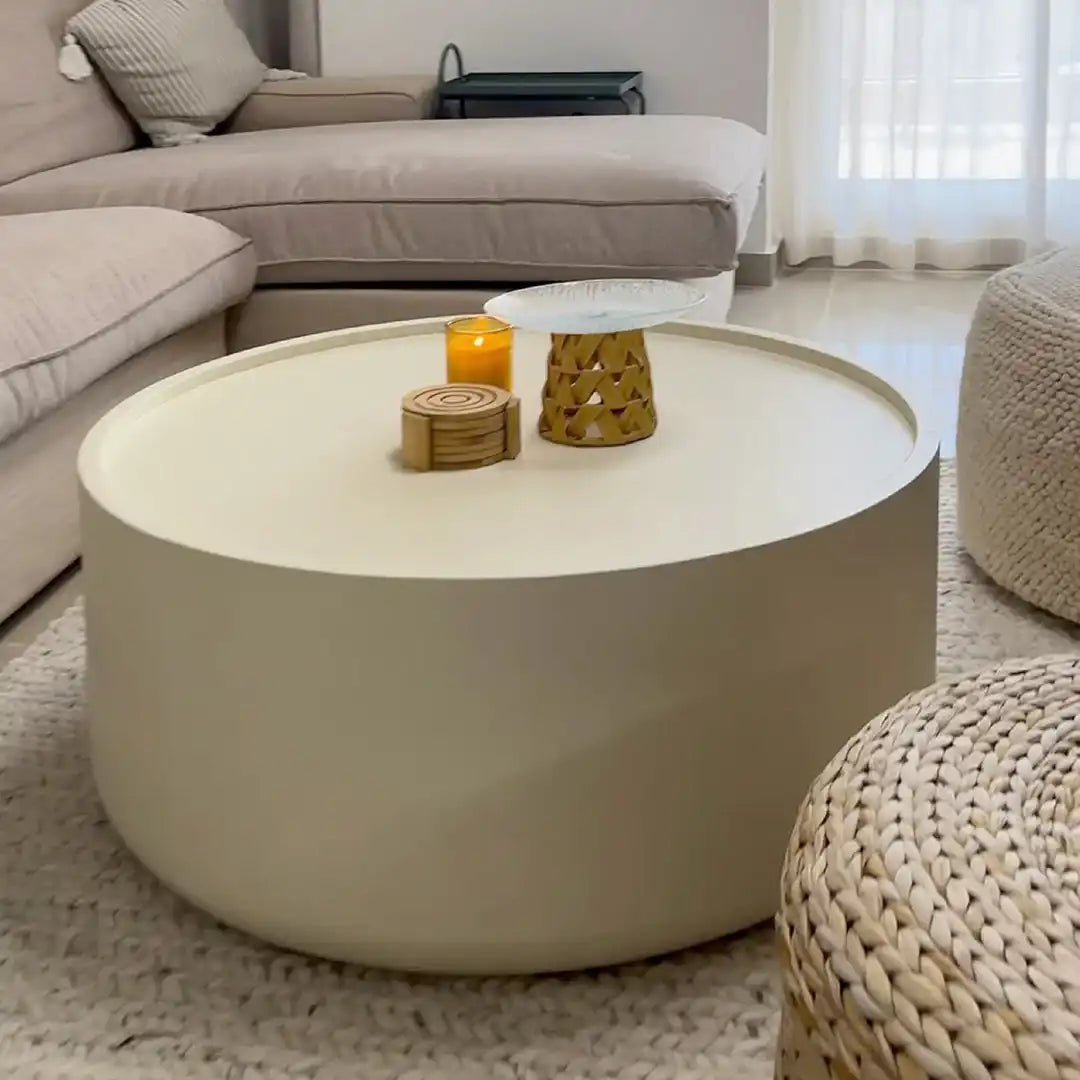 TERRA MICROCEMENT COFFEE TABLE - Marbeya Charm