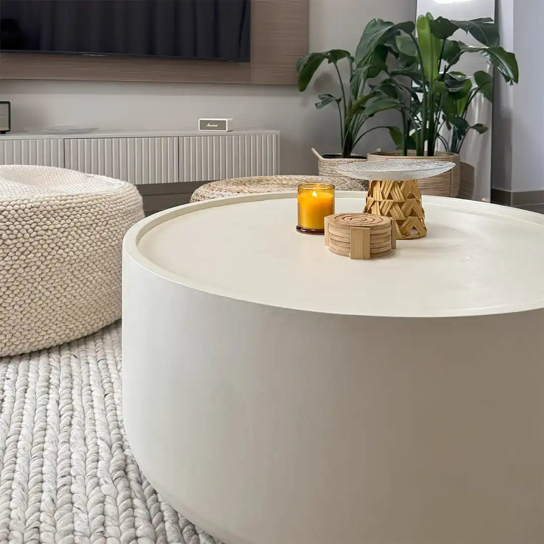 TERRA MICROCEMENT COFFEE TABLE - Marbeya Charm