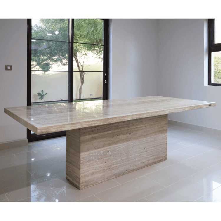 TRAVA 02 DINING TABLE - Marbeya Charm
