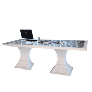 VITTORIA MANAGER MARBLE DESK - Marbeya Charm