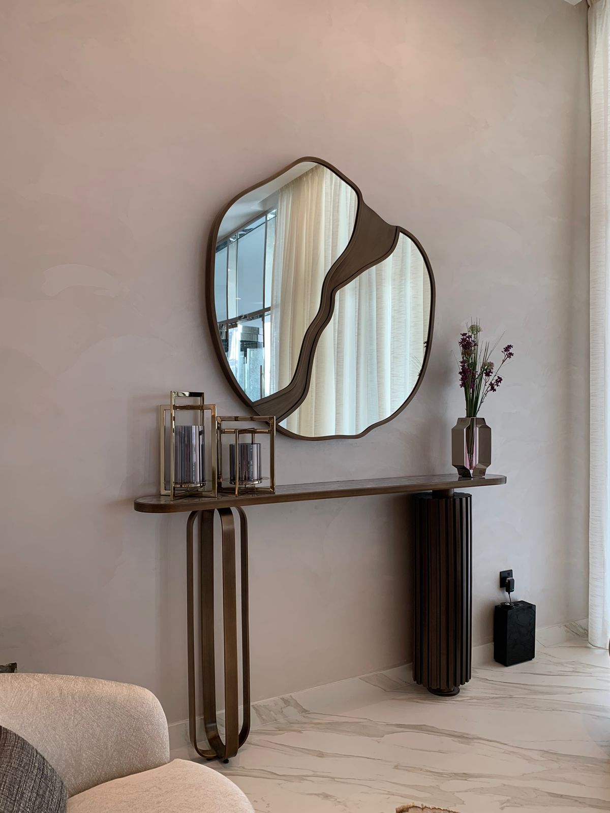 Living Room with Stylish Furniture