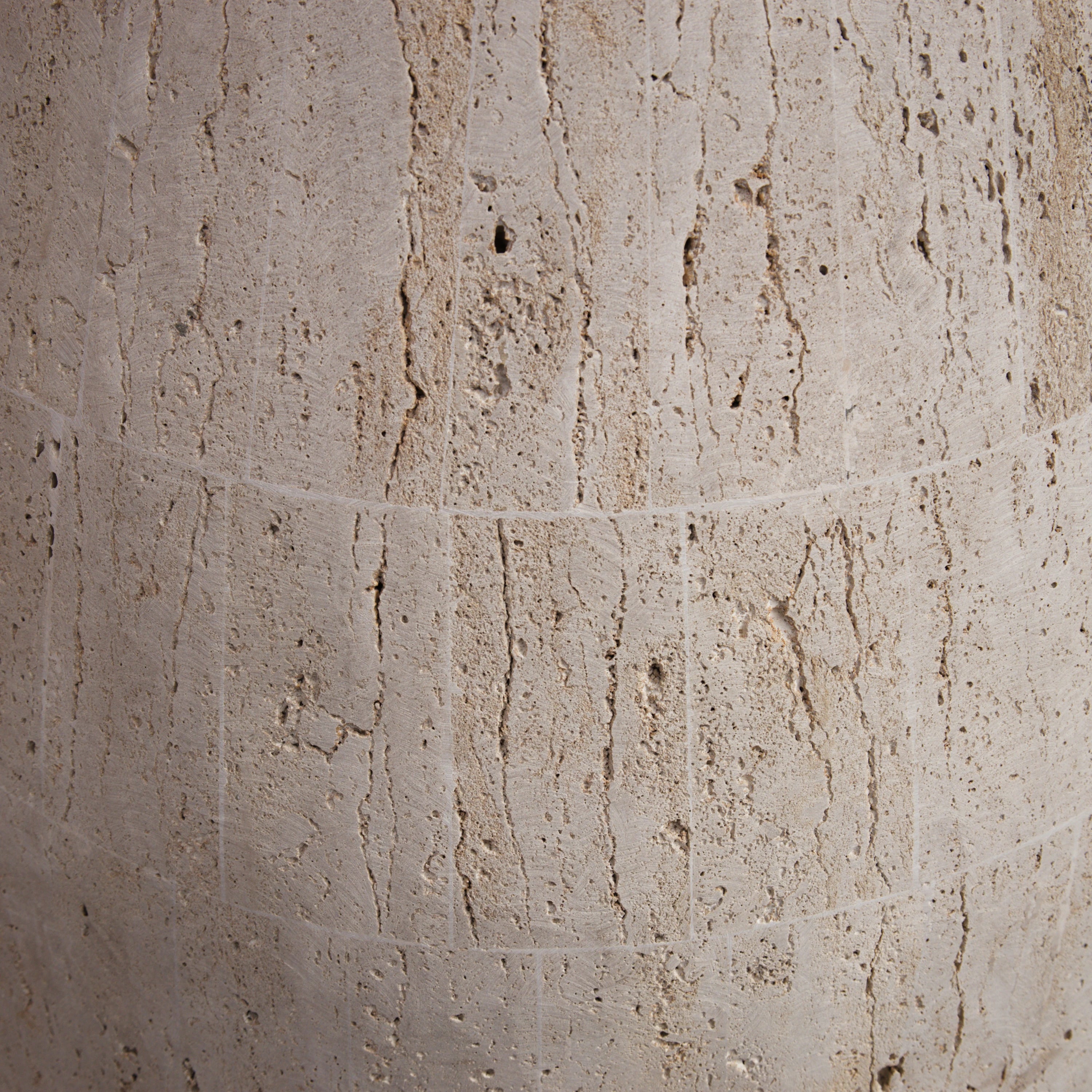 Amphora Travertine Vase