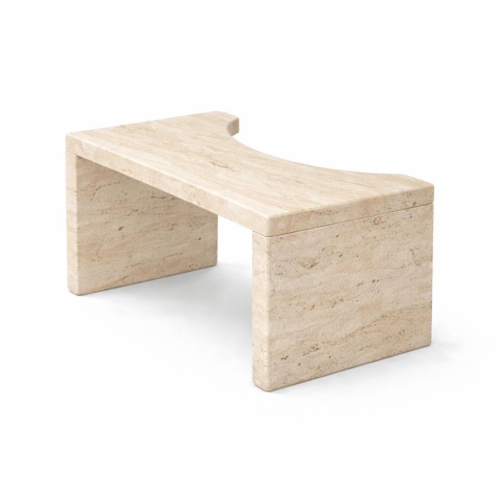 Aria Marble Bathroom Stool
