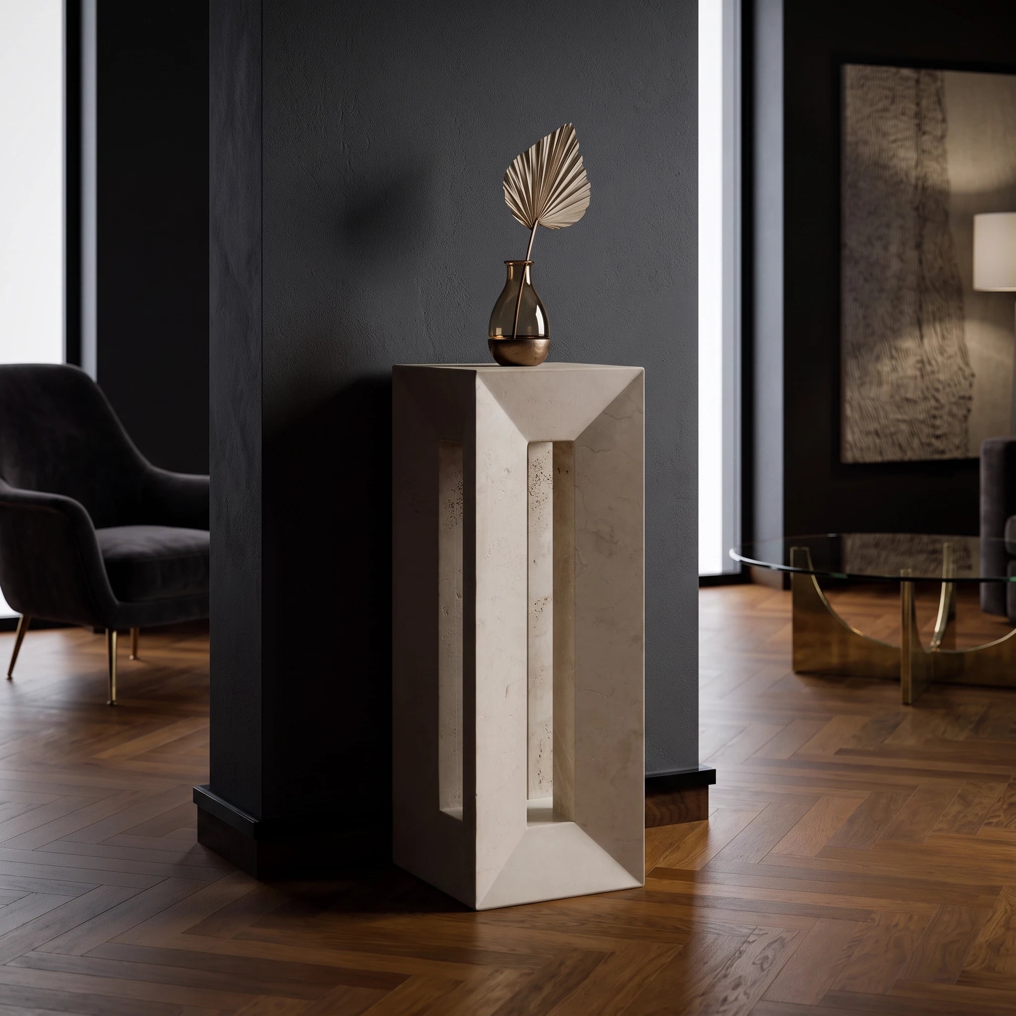 Cavo Travertine Plinth