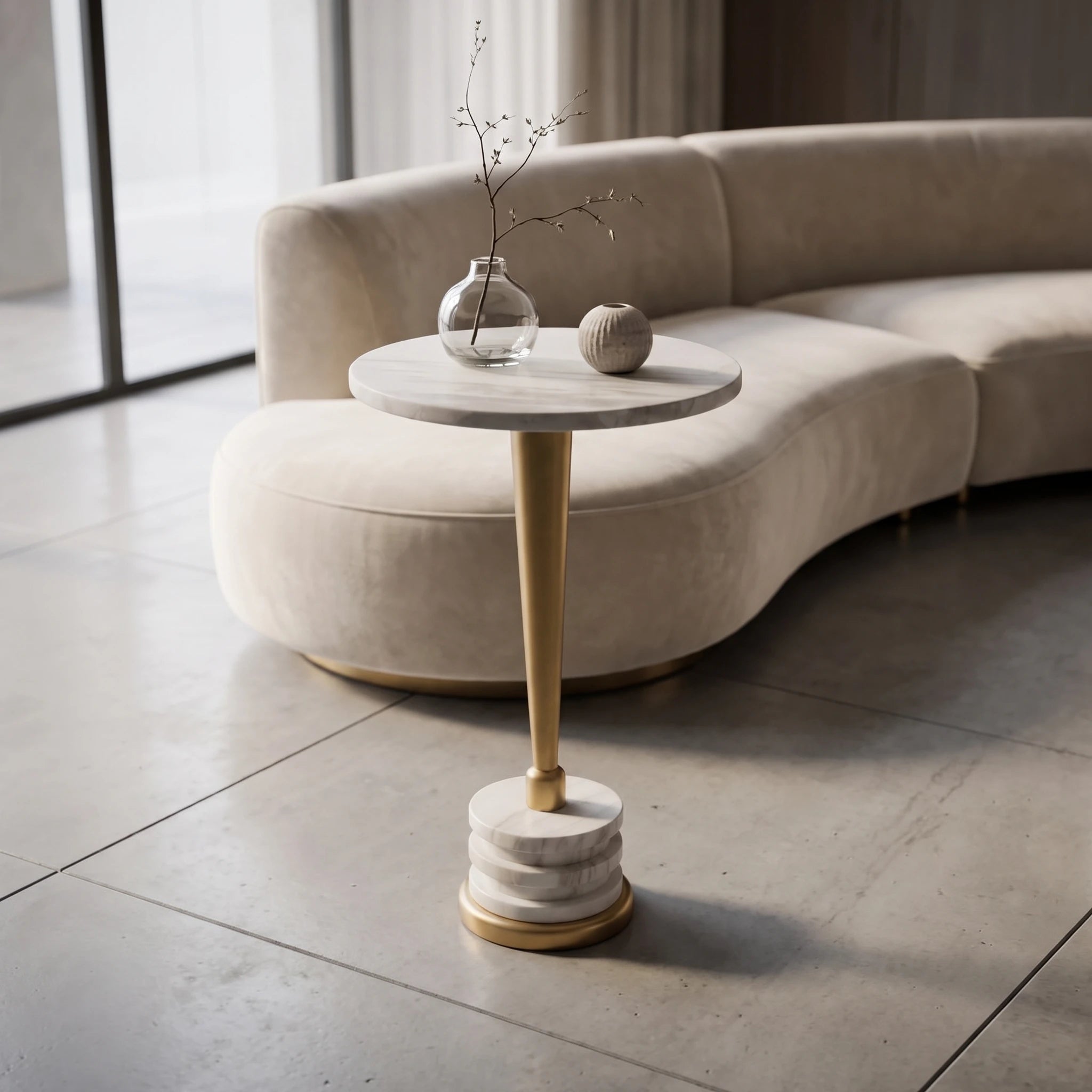 Corce Round SideTable - B