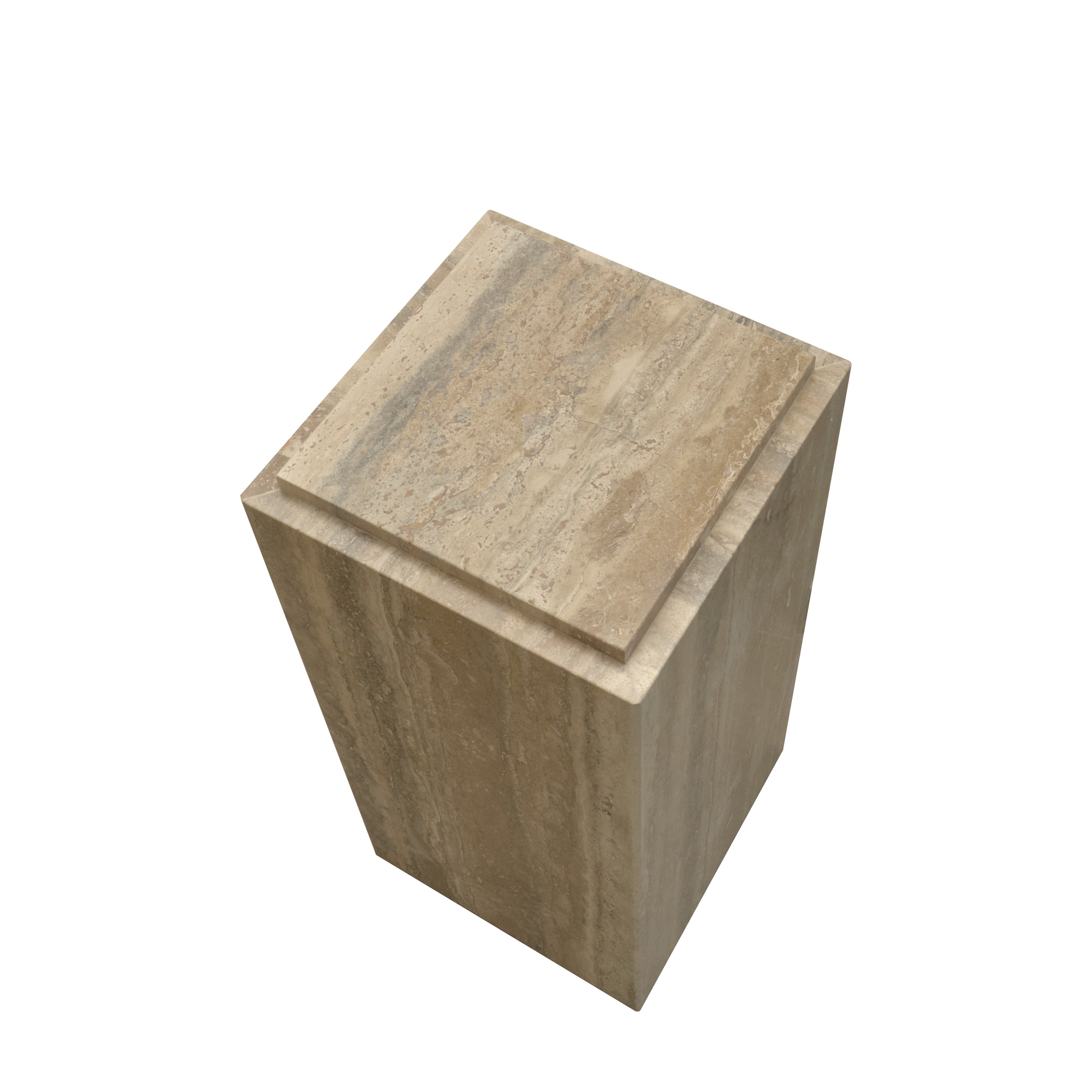 The Dune Travertine Pedestal Set