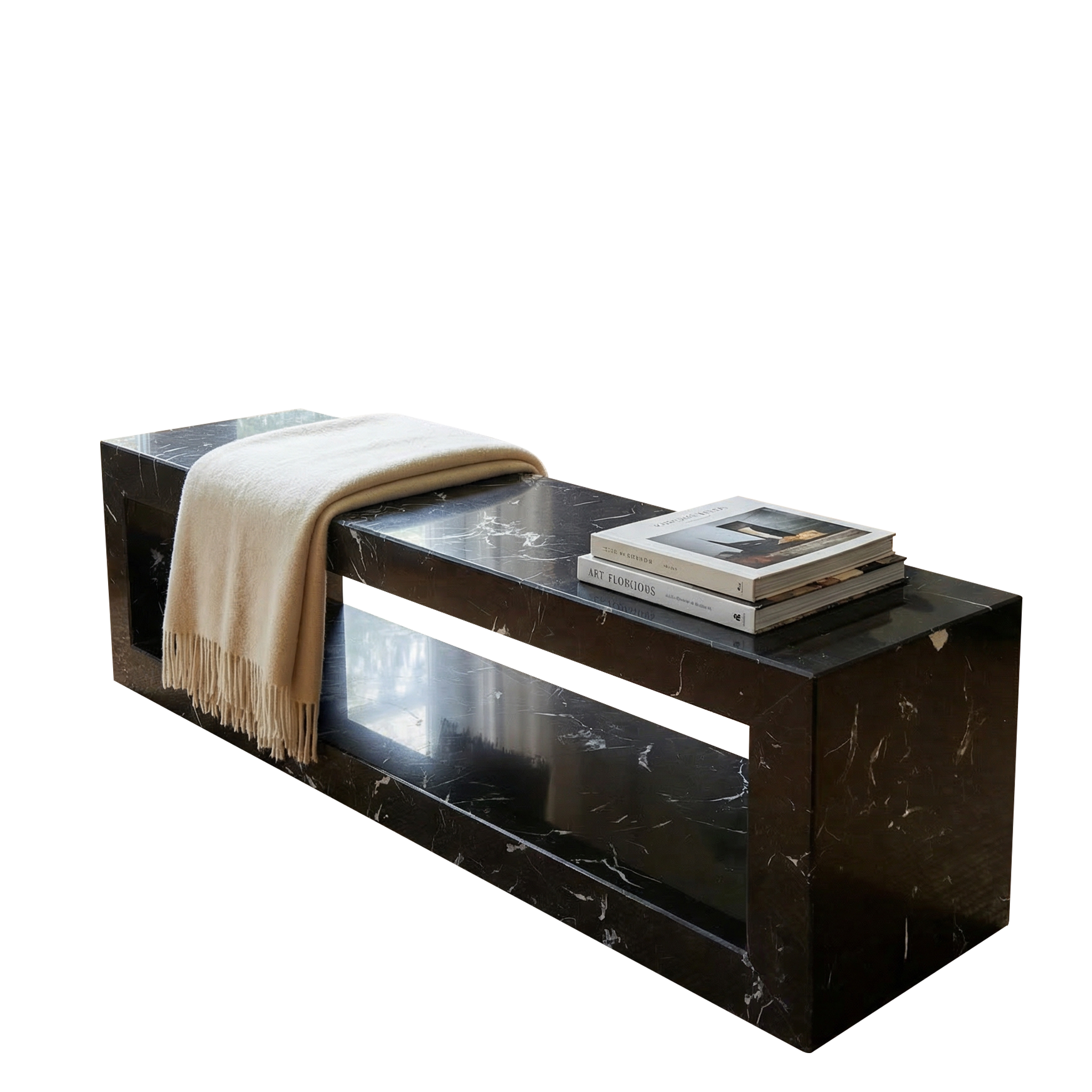 Frame Marble Bench