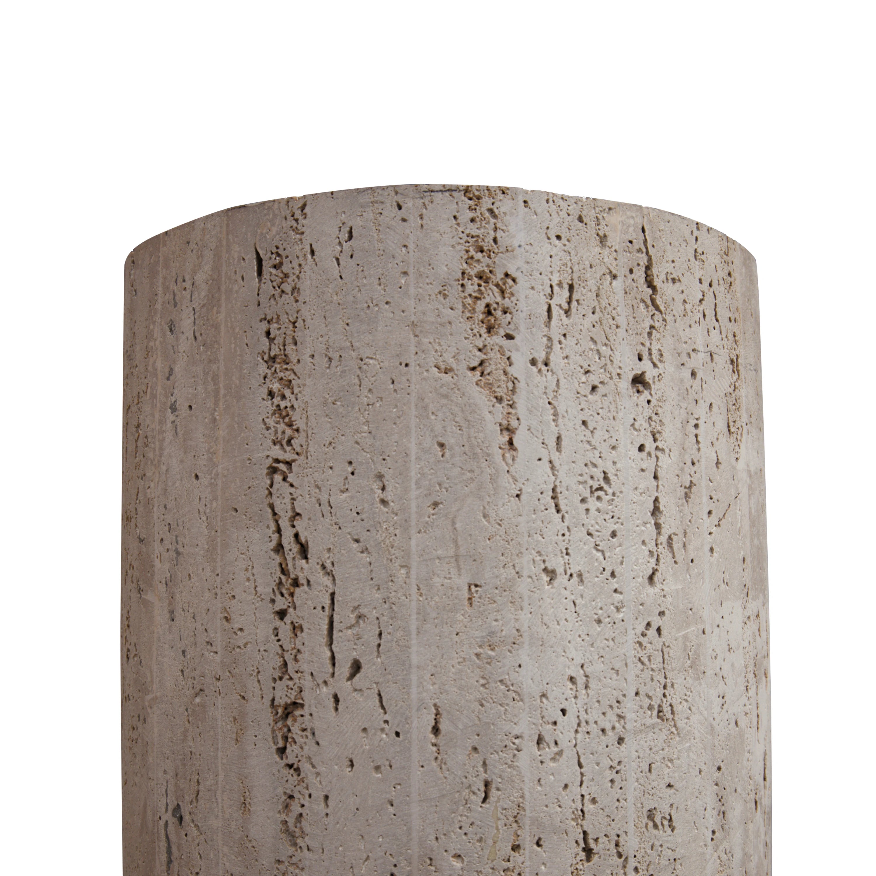Luna Travertine Vase