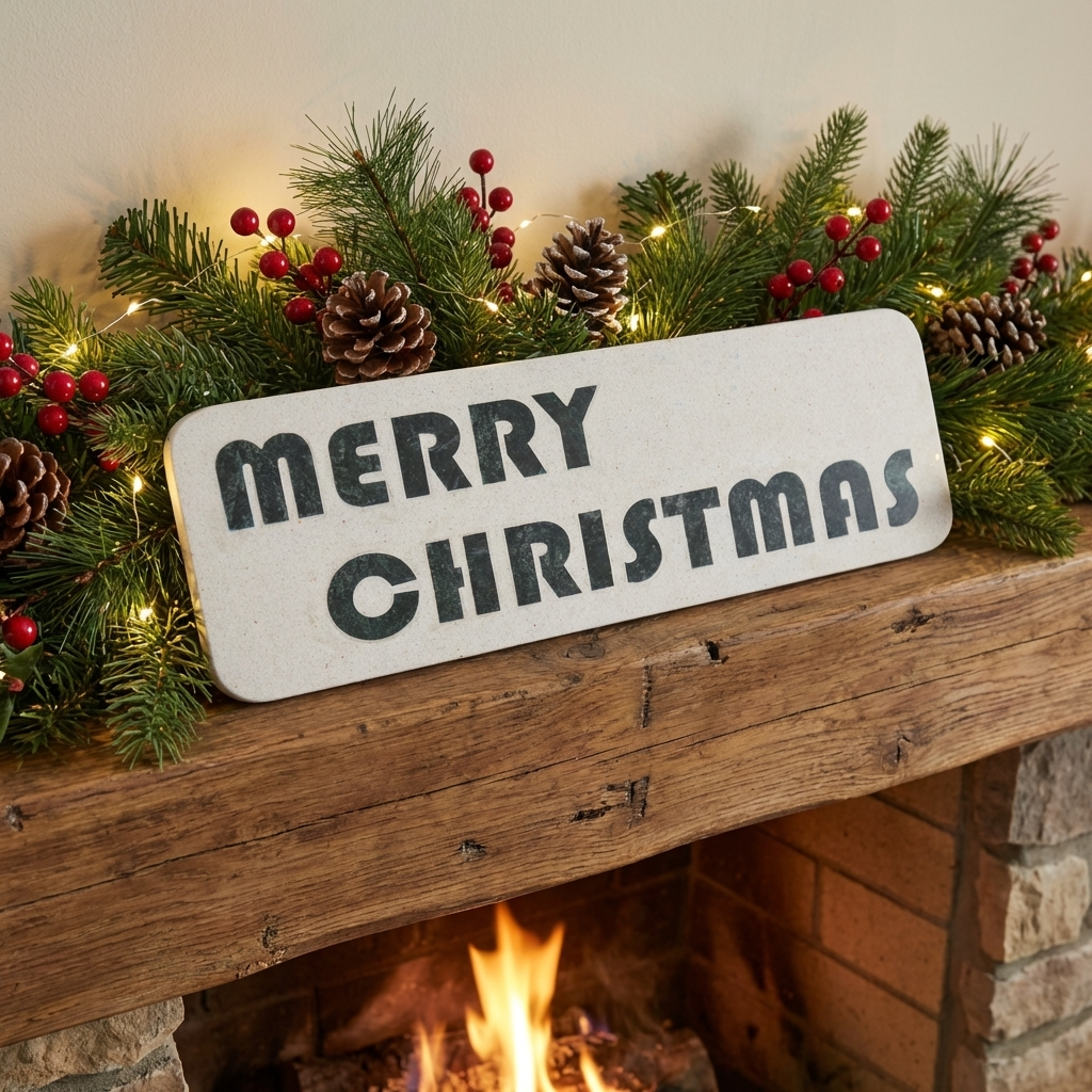 MERRY CHIRISTMAS CHEESE BOARD