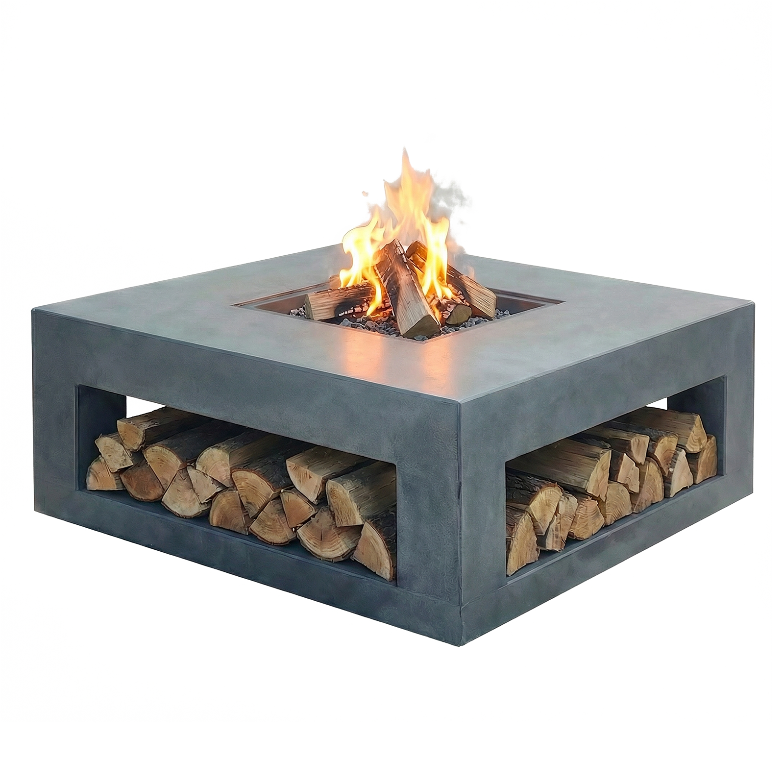Modern Square Fire Pit Table
