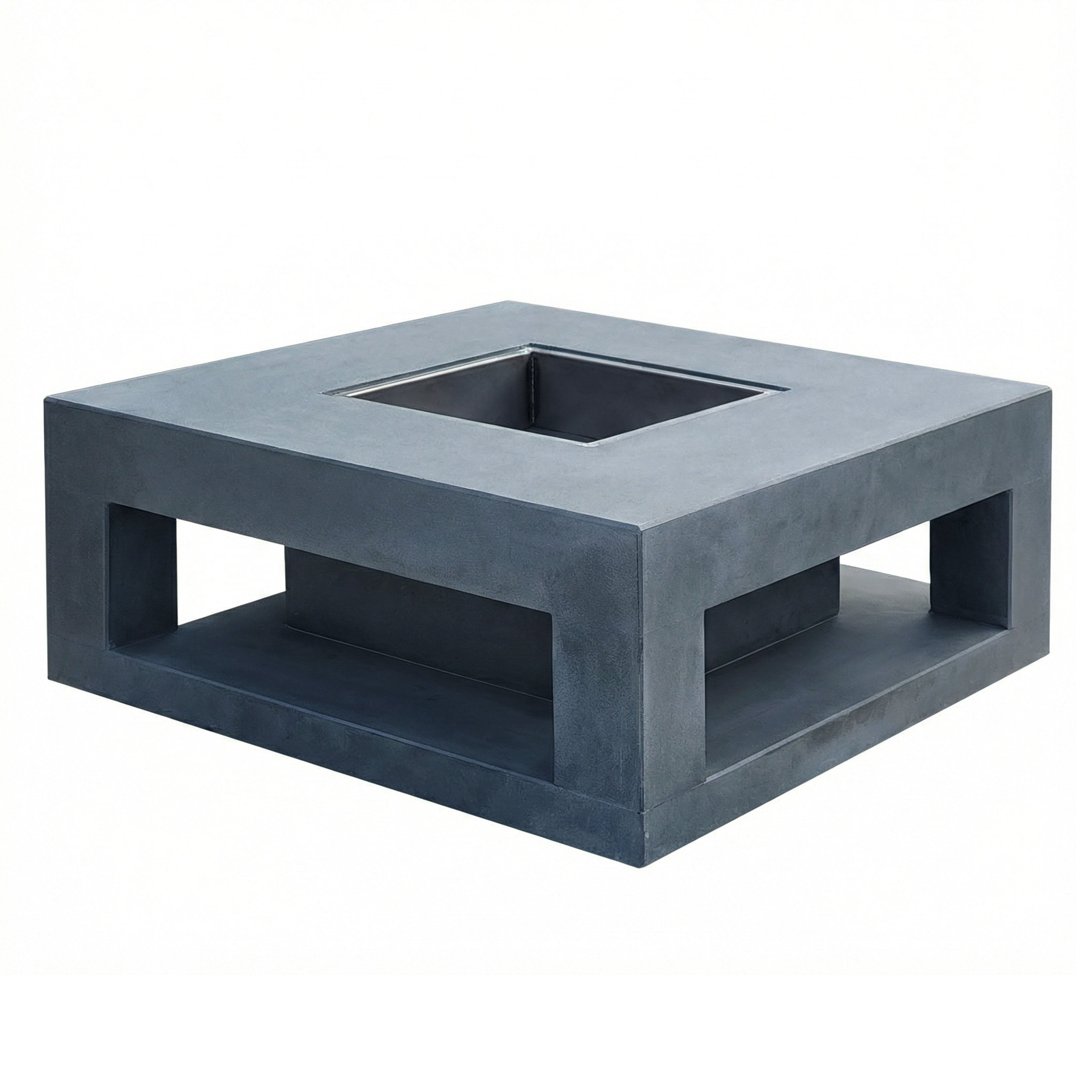 Modern Square Fire Pit Table