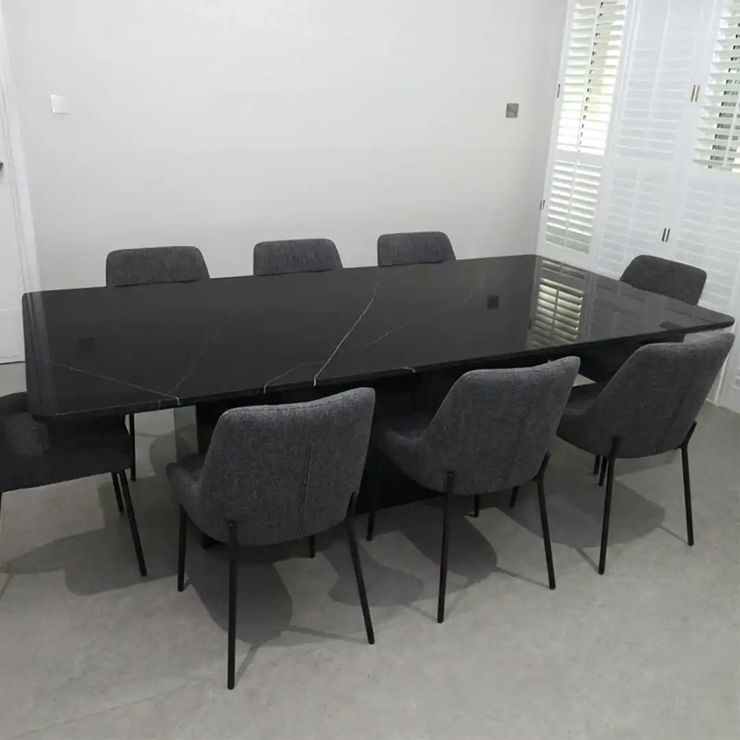 NERO VELUTO MARBLE DINING TABLE