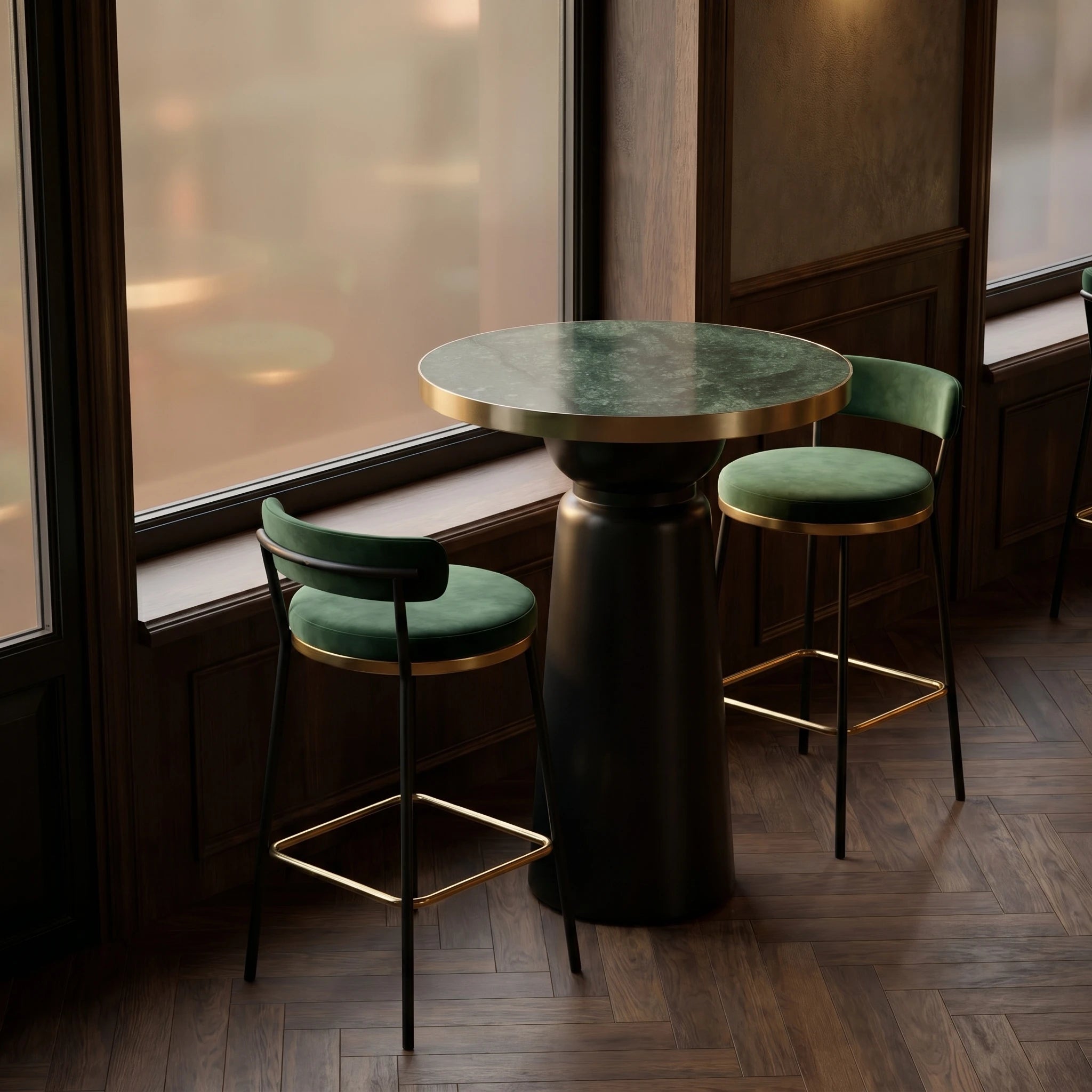 Noir Marble Dining Table