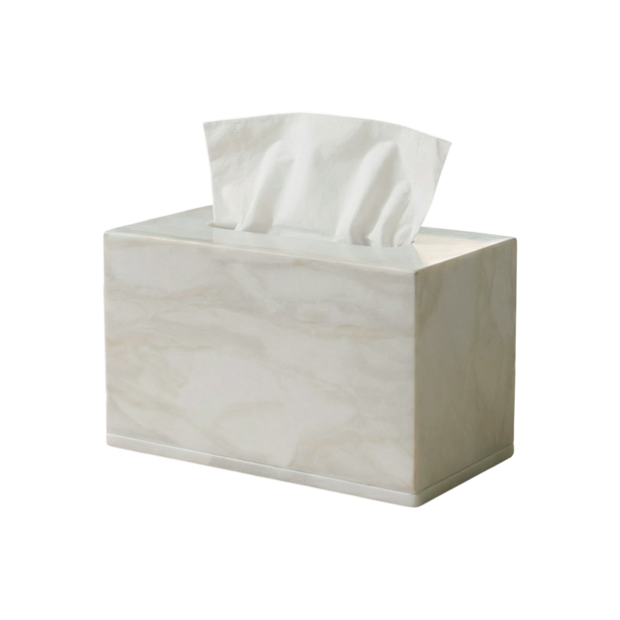 Rectangular Marble Tissue Box