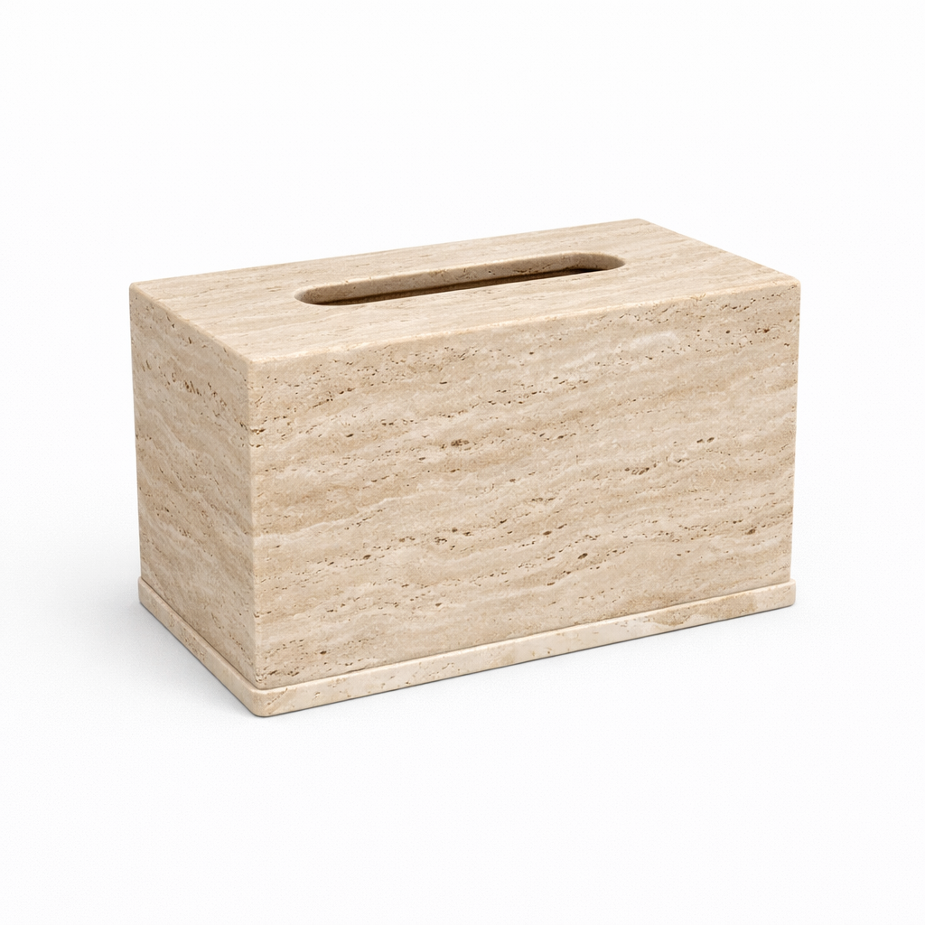 Rectangular Marble Tissue Box