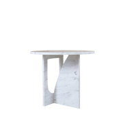 RITZ SIDE TABLE-WHITE