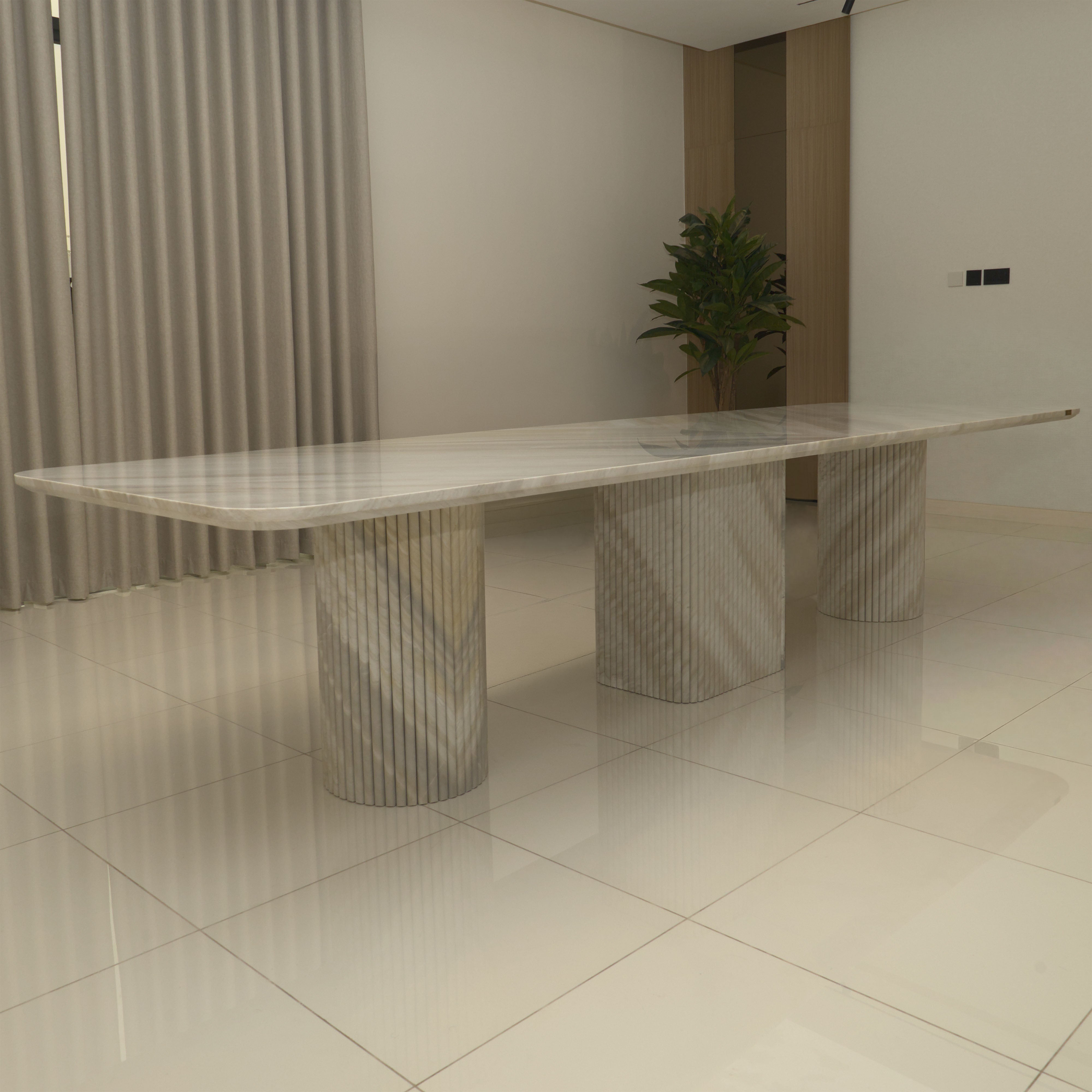RIVIERA MARBLE DINING TABLE