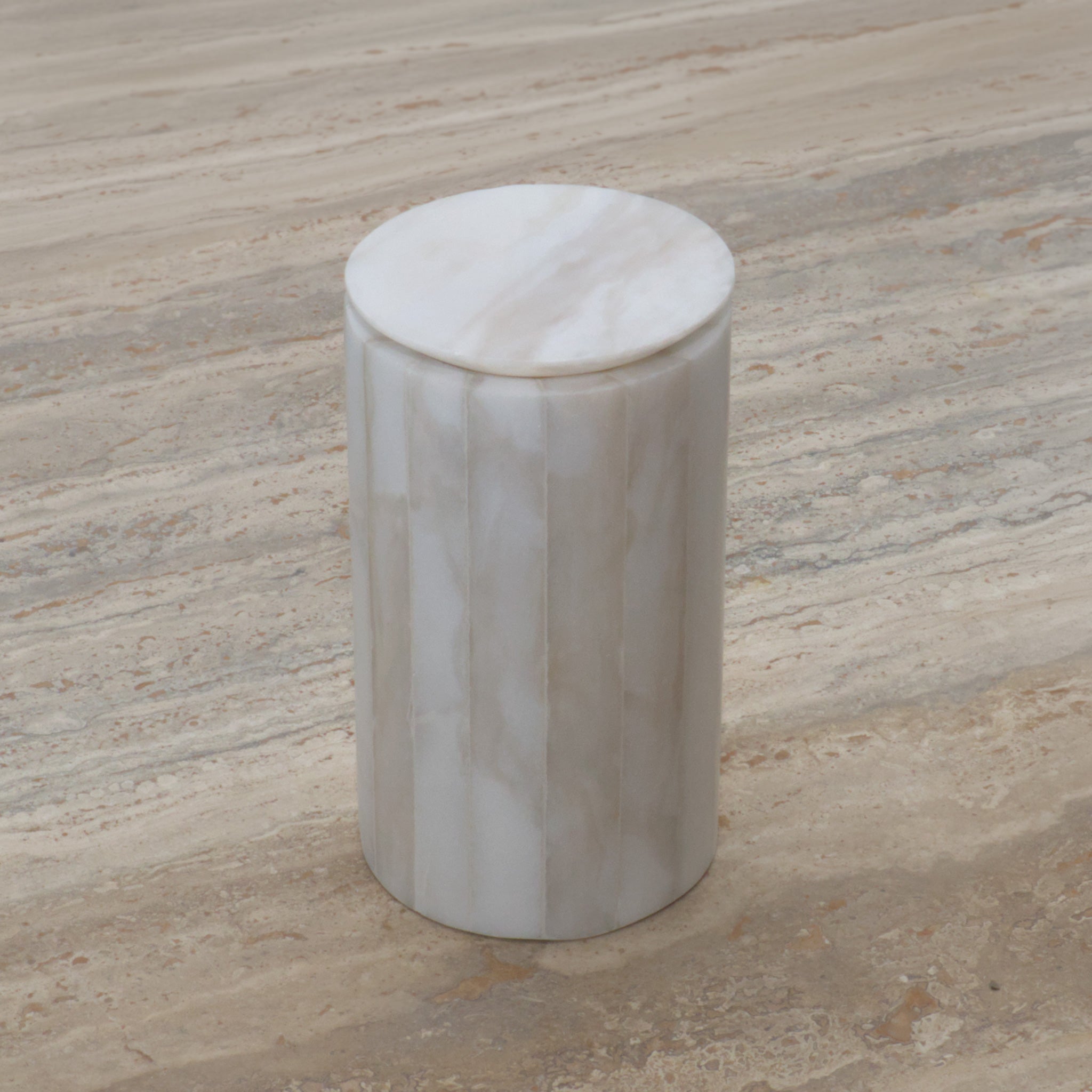 Round Marble Container