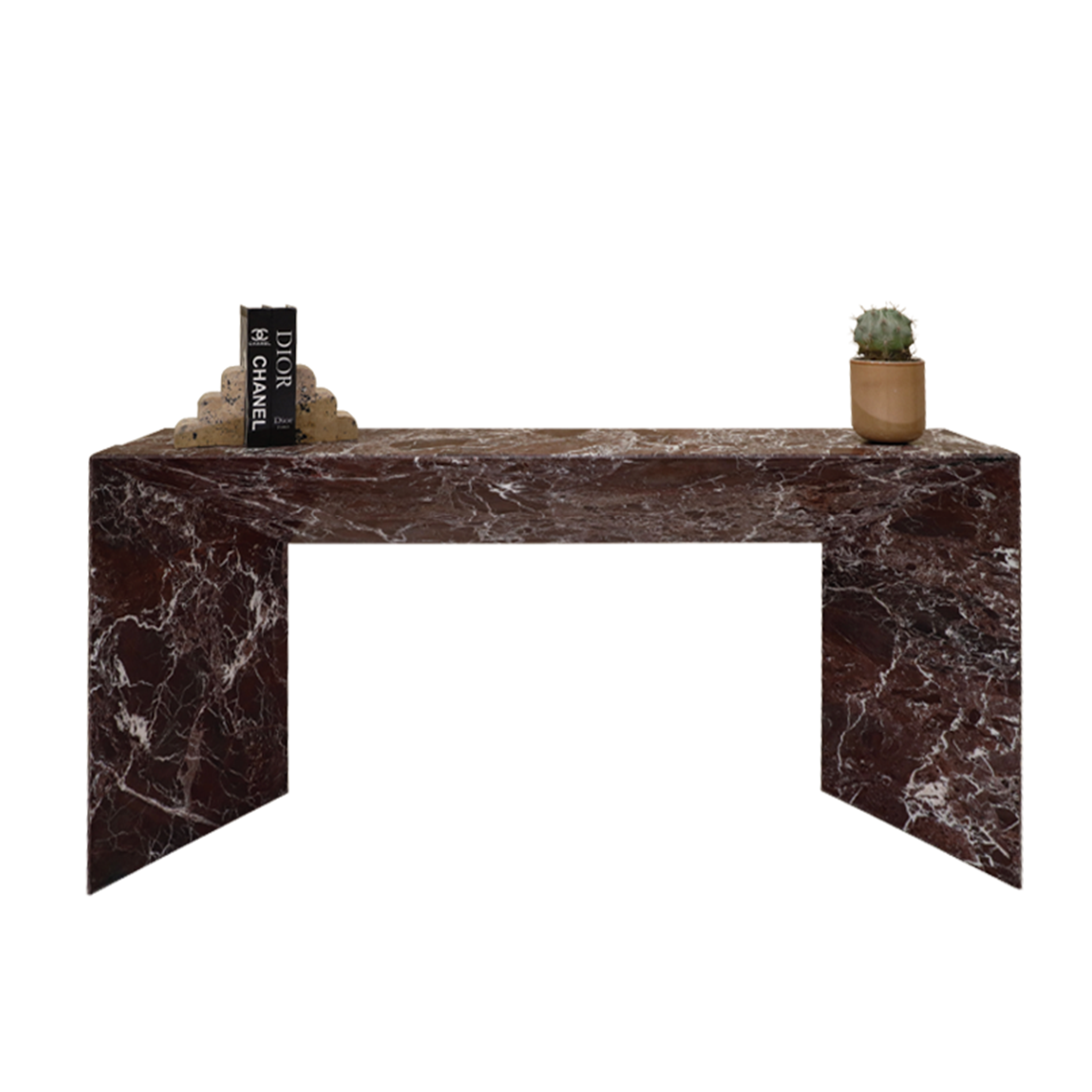 Rosso Luxe Marble Console