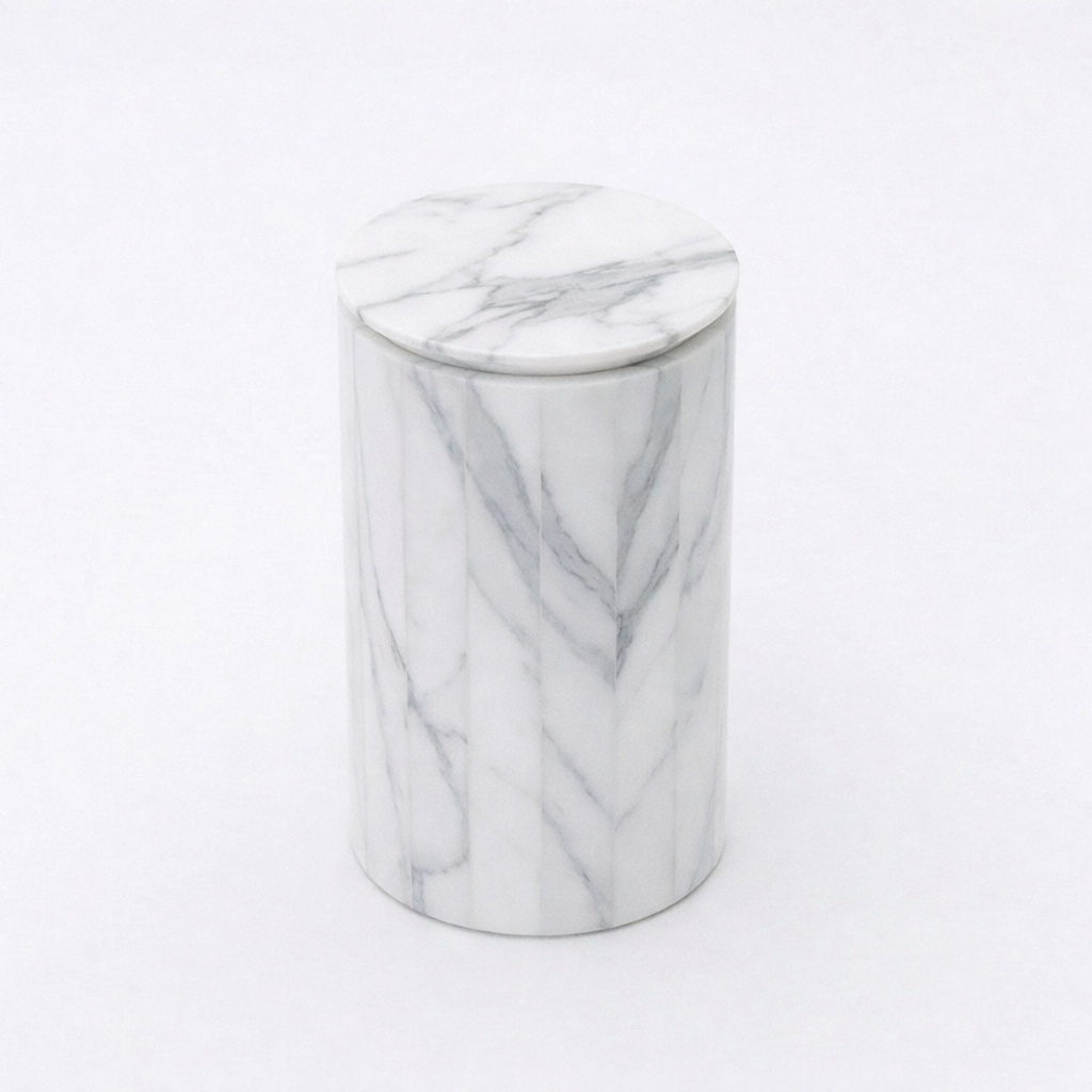 Round Marble Container
