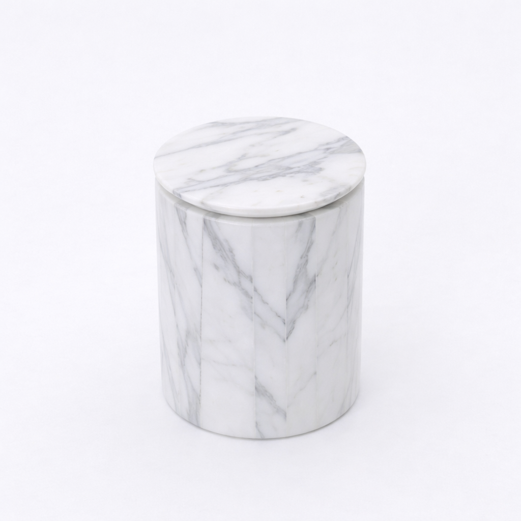 Round Marble Container