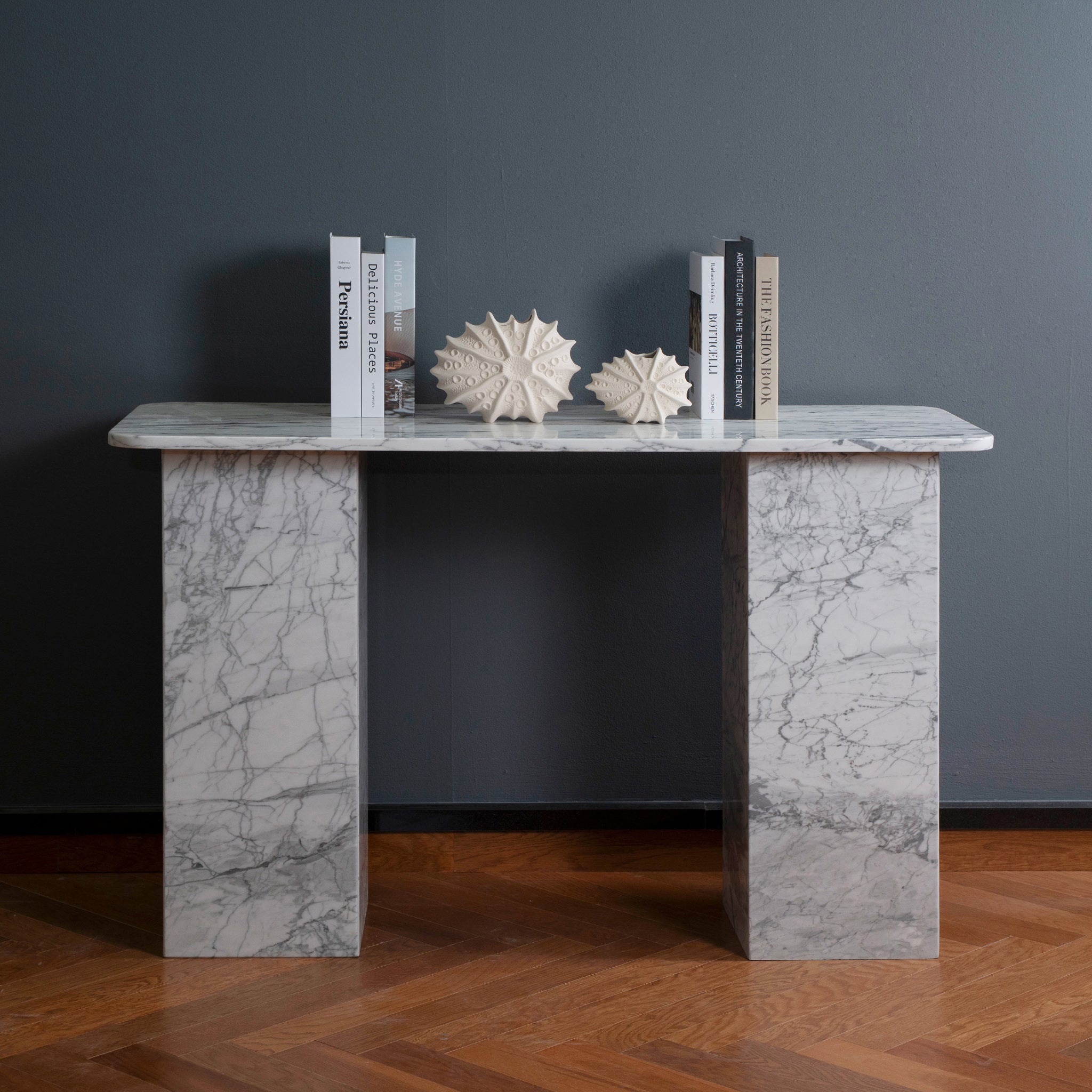 Sierra Grey Marble Console Table