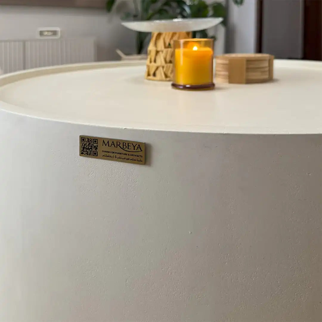 TERRA MICROCEMENT COFFEE TABLE - Marbeya Charm