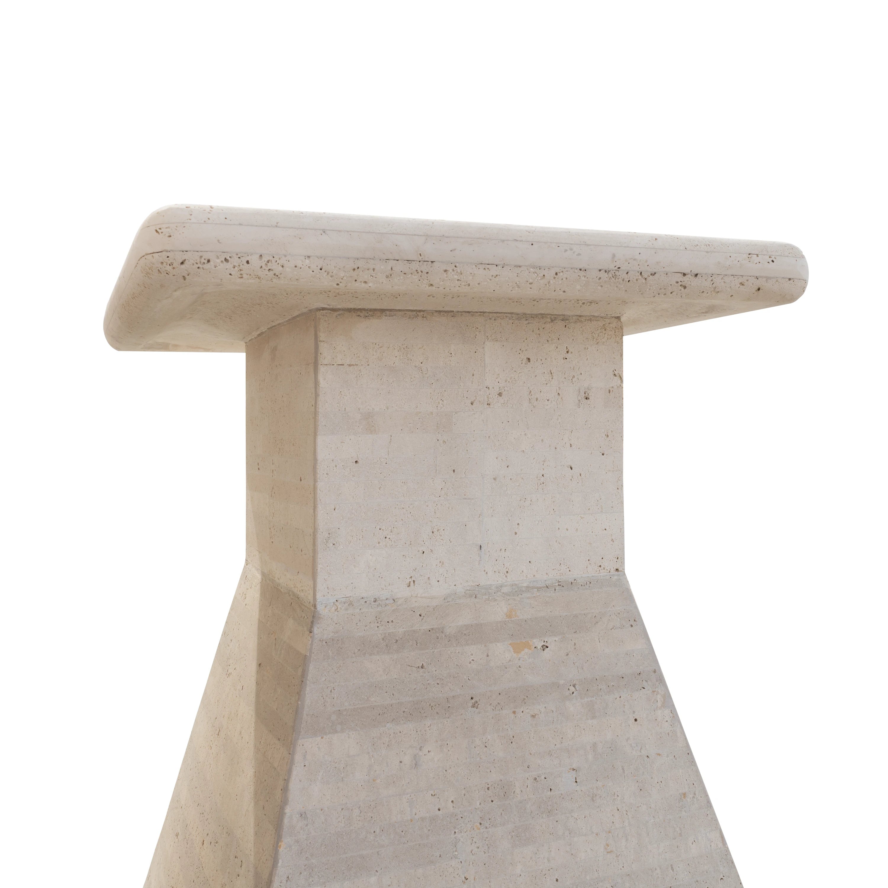 Totem Travertine Vase