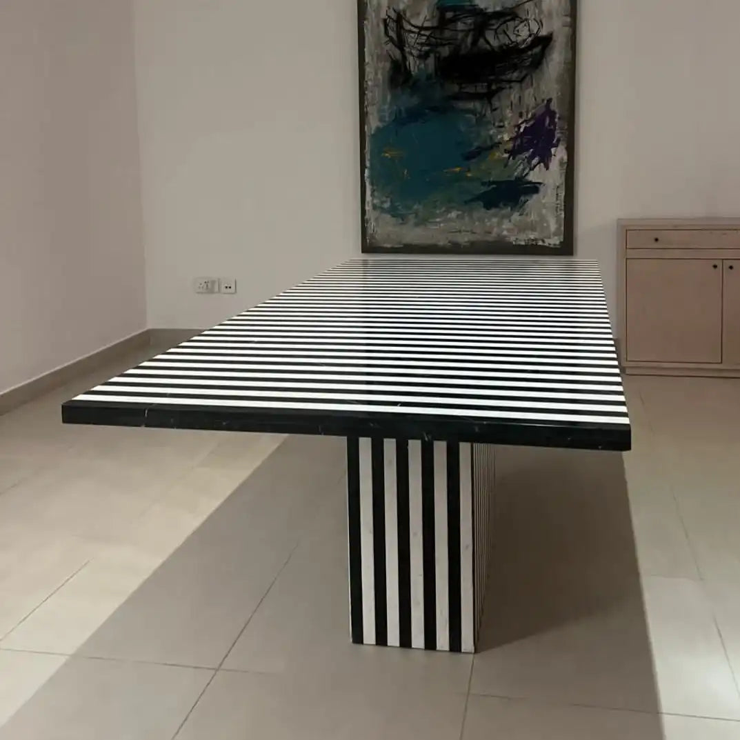 ZIBRESSE DINING TABLE - Marbeya Charm